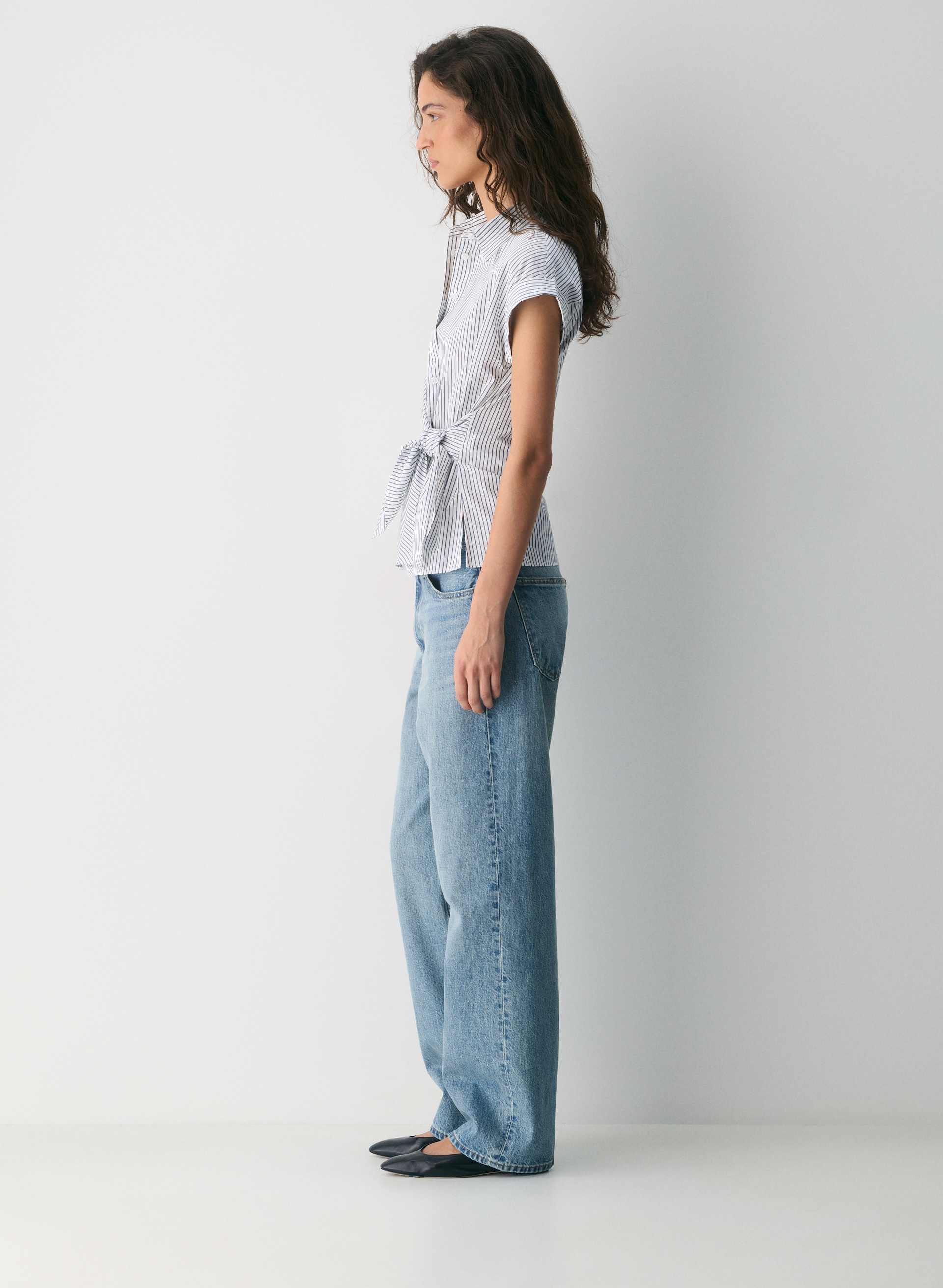 BLUEPRINT POPLIN SHIRT | Aritzia