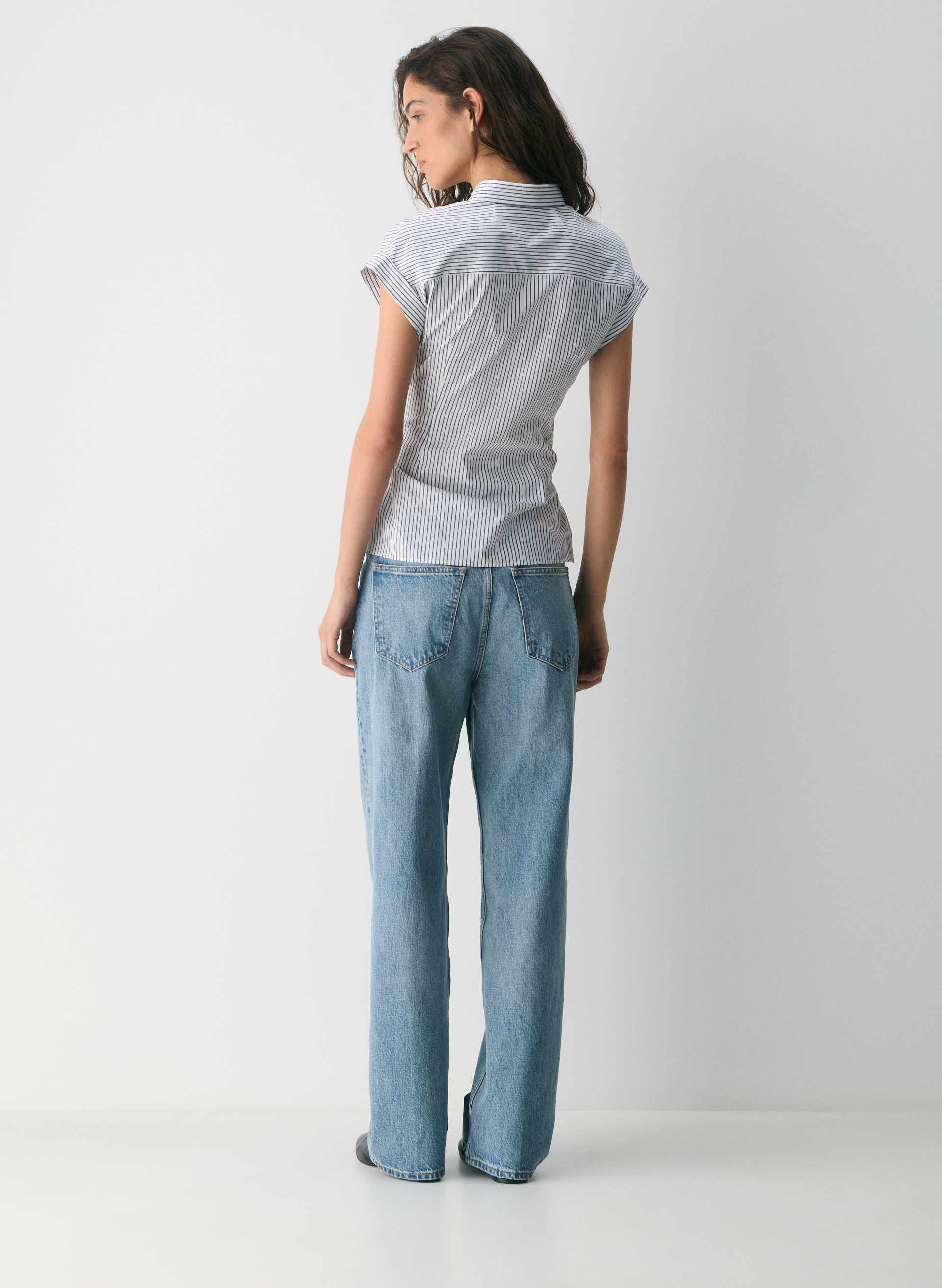 BLUEPRINT POPLIN SHIRT | Aritzia