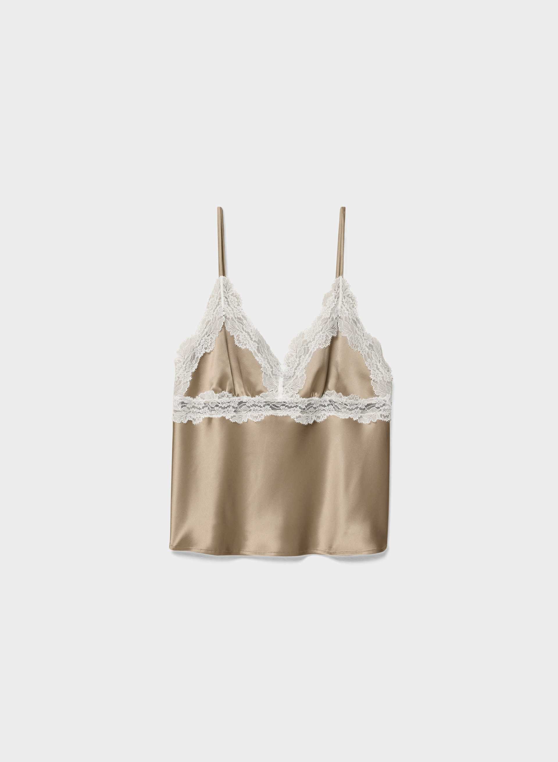 FOXTROT SATIN CAMISOLE | Aritzia