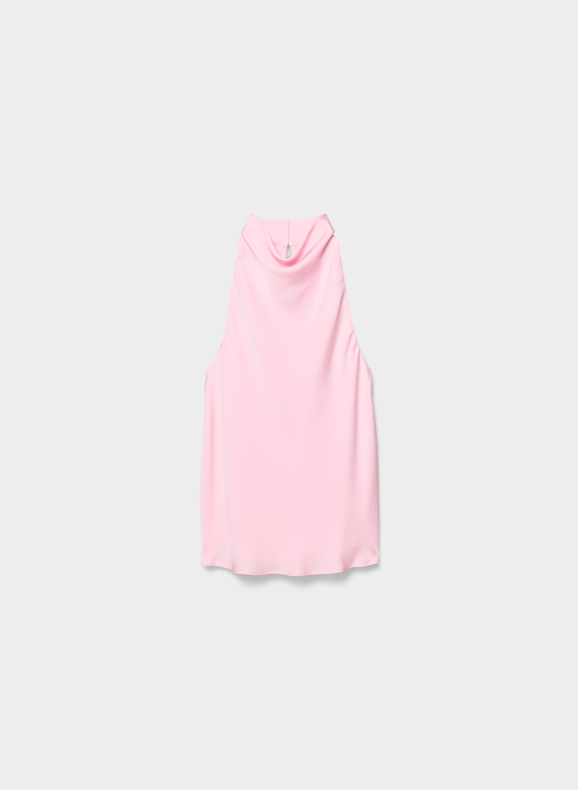 HAUT ORDER EN SATIN - Haut bain-de-soleil à col cagoule en satin double face. 