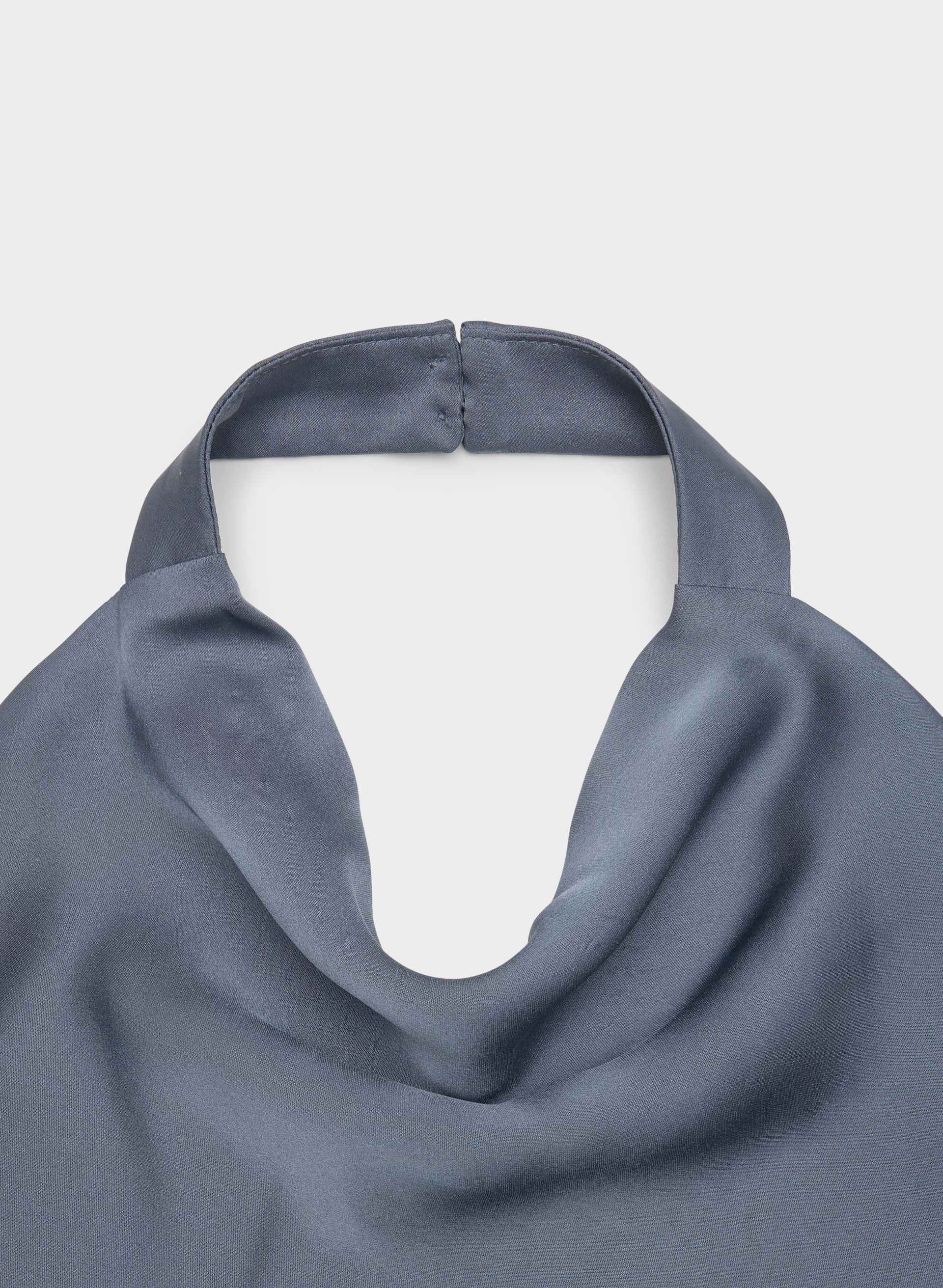 AUDIENCE SATIN HALTER TOP | Aritzia