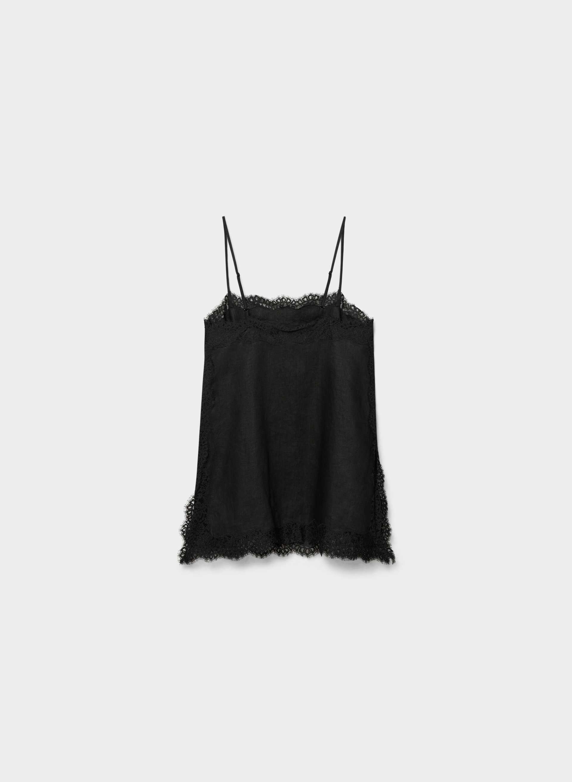 Serif Linen Camisole | Aritzia US