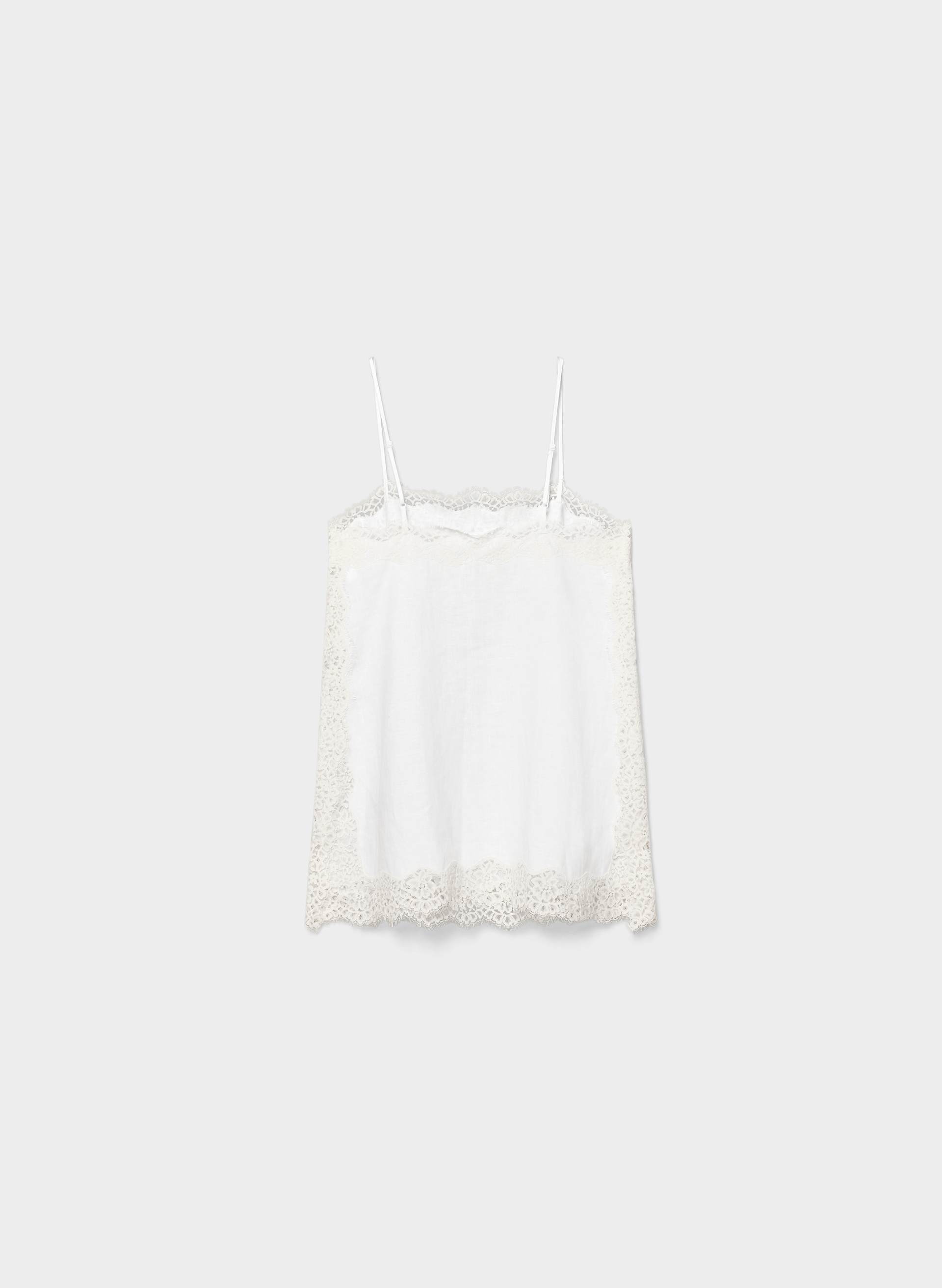 CAMISOLE SERIF EN LIN | Aritzia