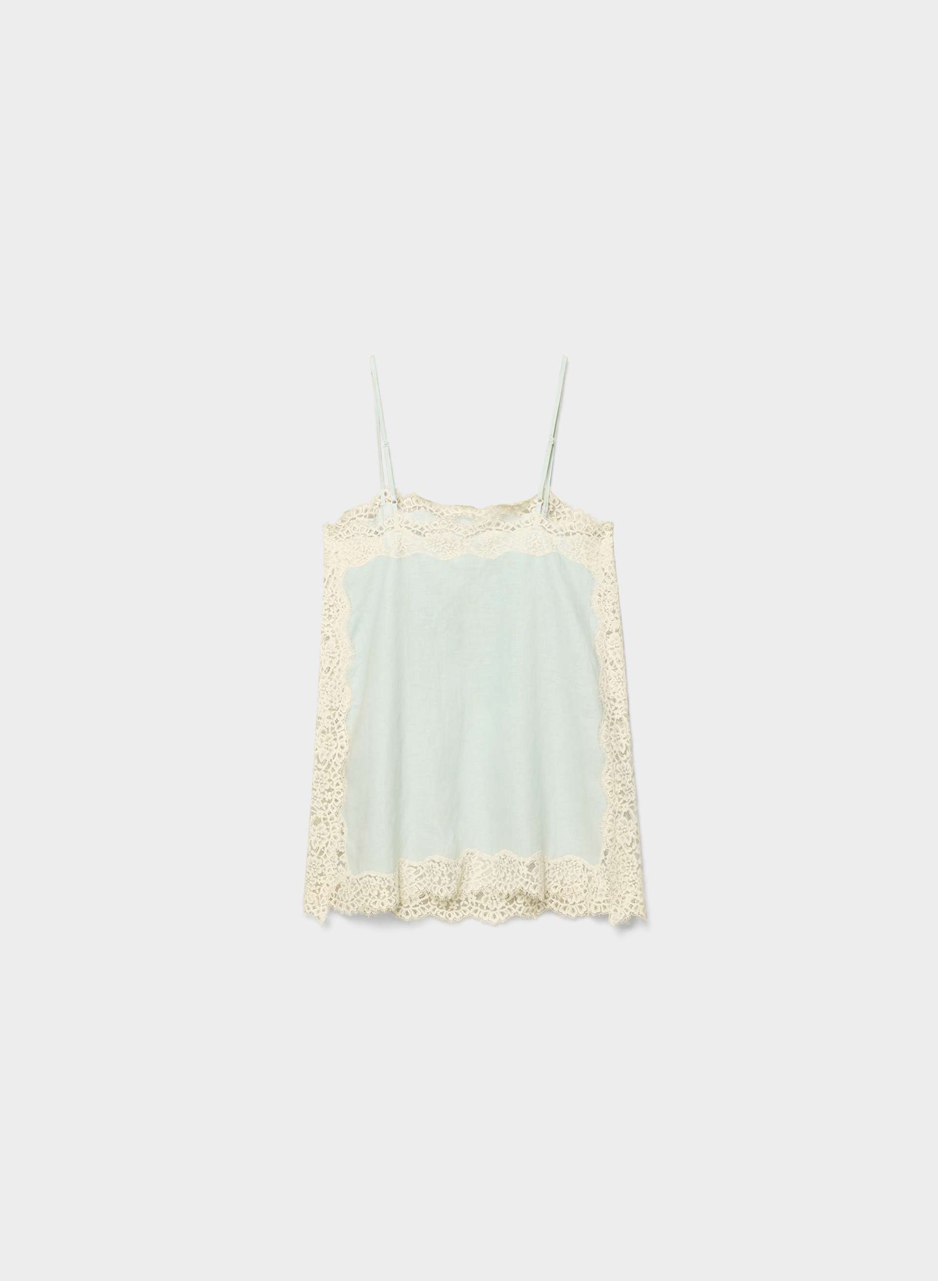 SERIF LINEN CAMISOLE | Aritzia