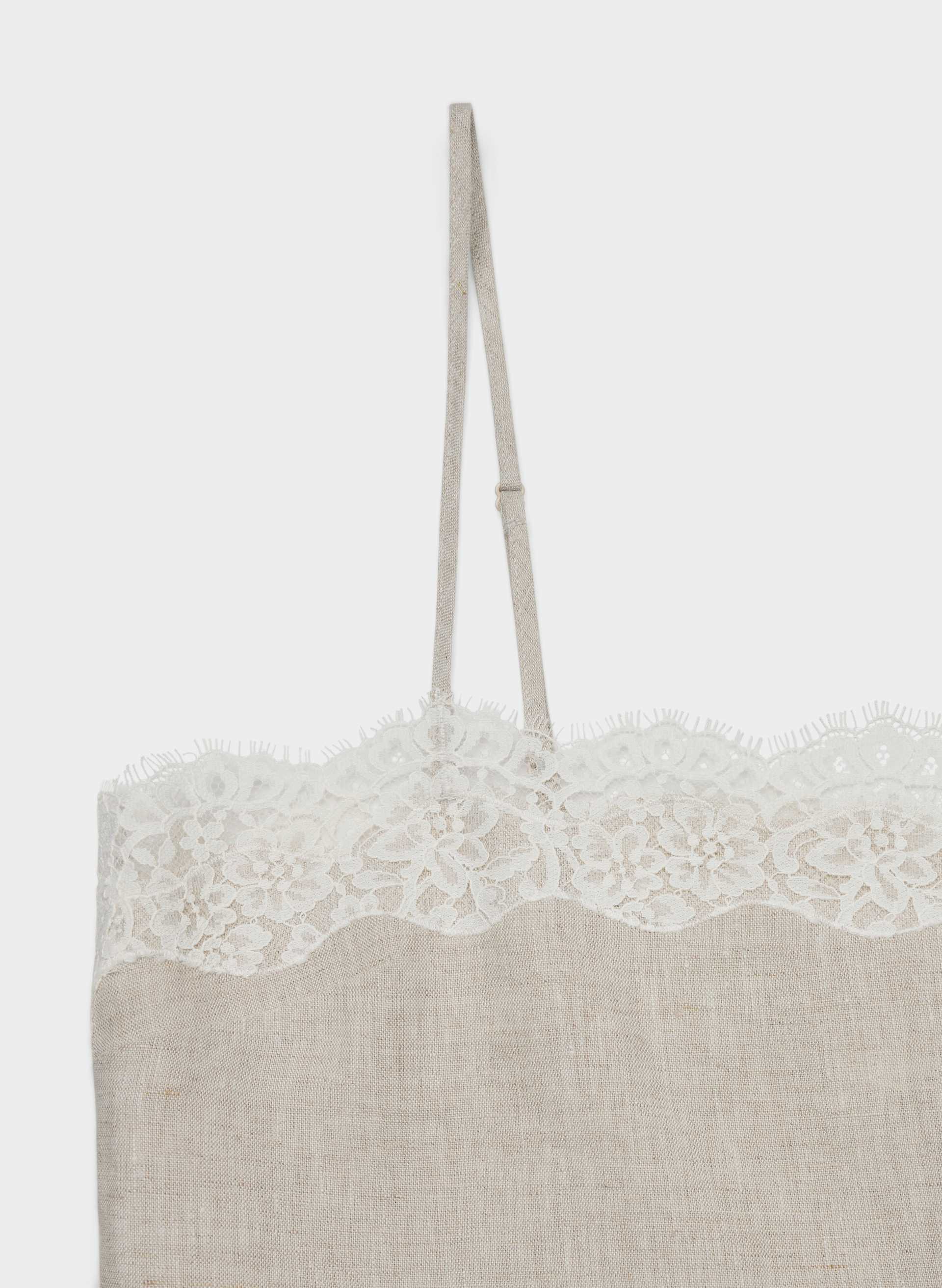 Serif Linen Camisole | Aritzia US