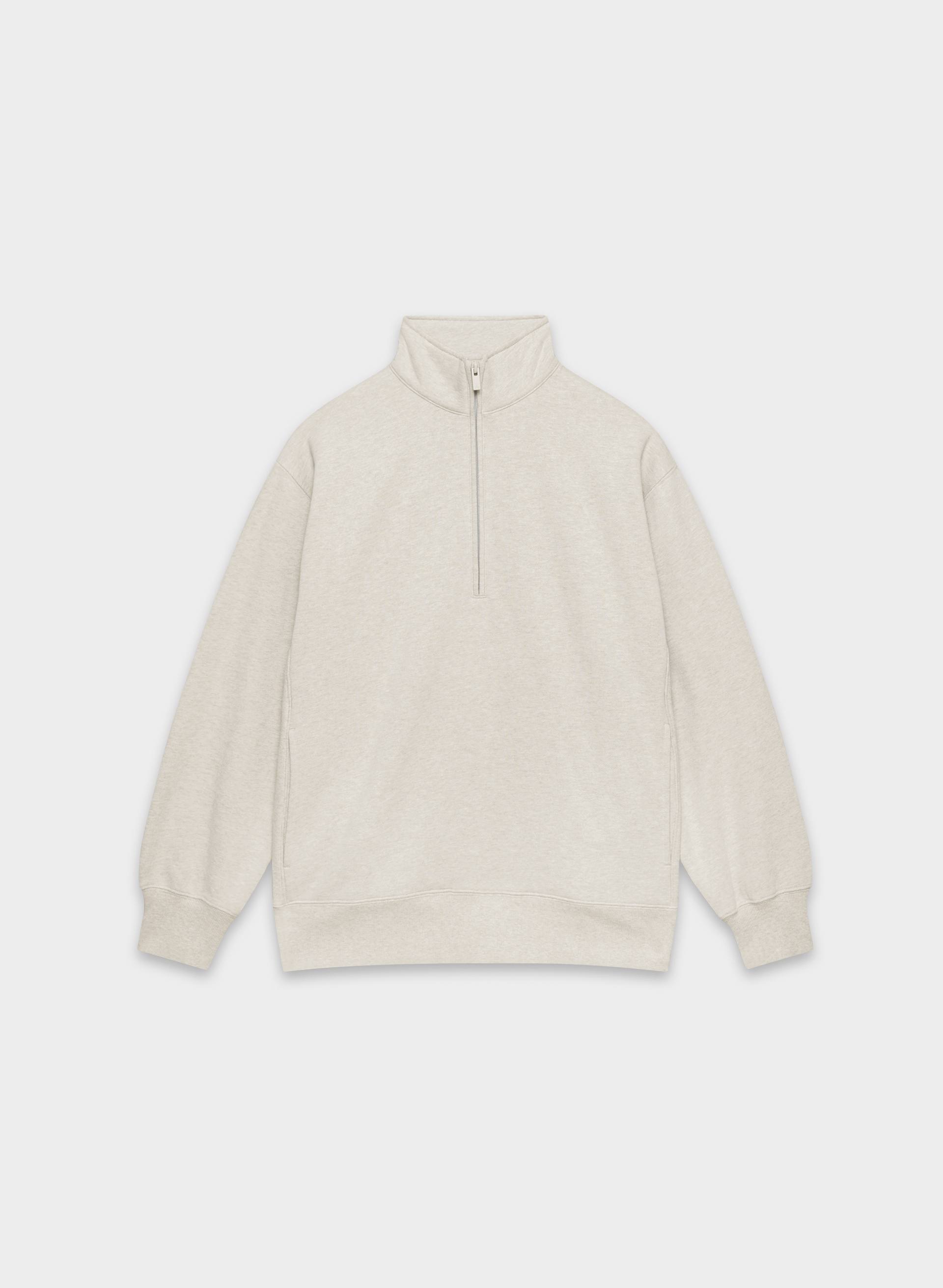 COZY SWEATFLEECE BOYFRIEND 1/2 ZIP | Aritzia