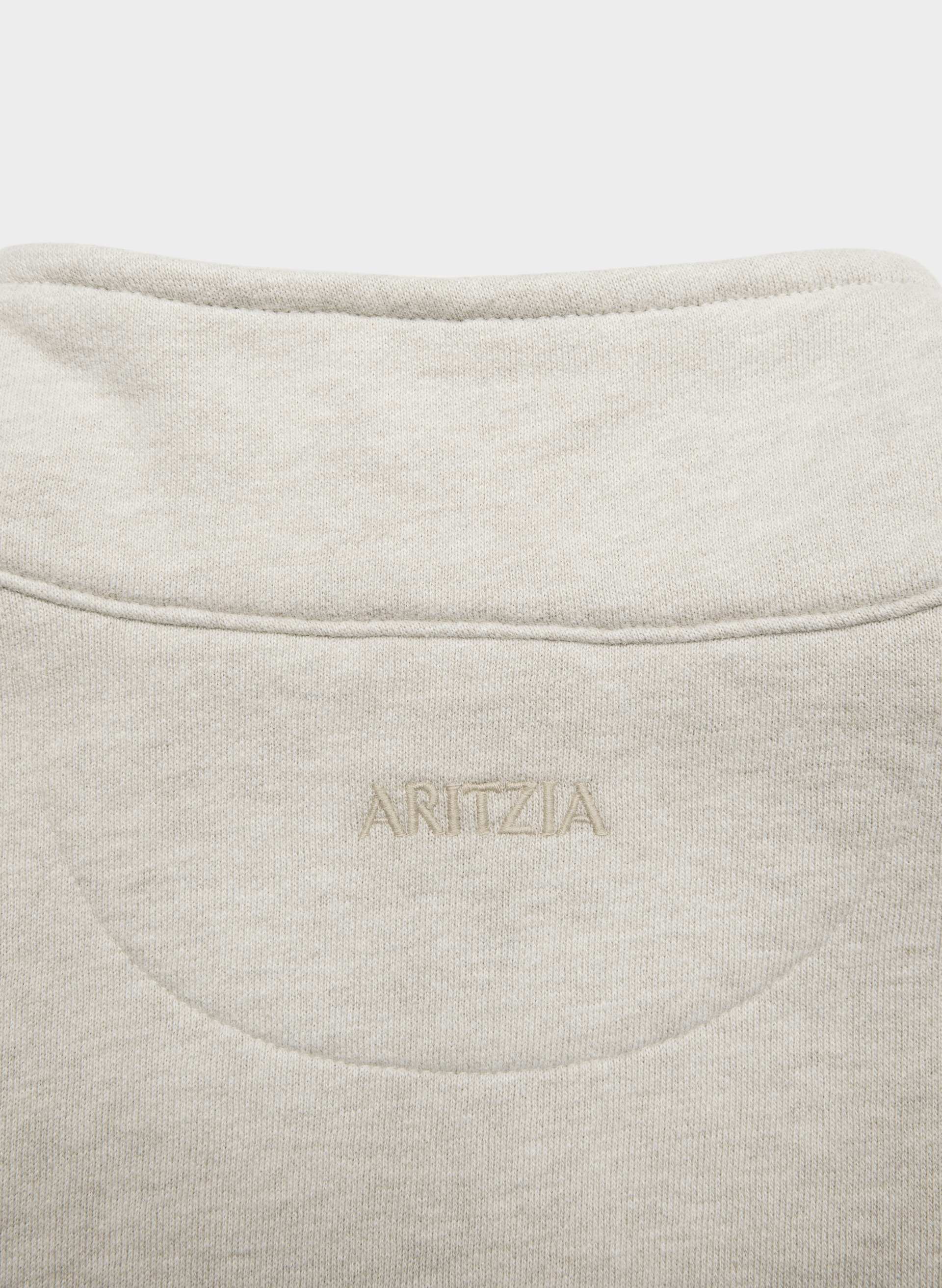 COZY SWEATFLEECE BOYFRIEND 1/2 ZIP | Aritzia