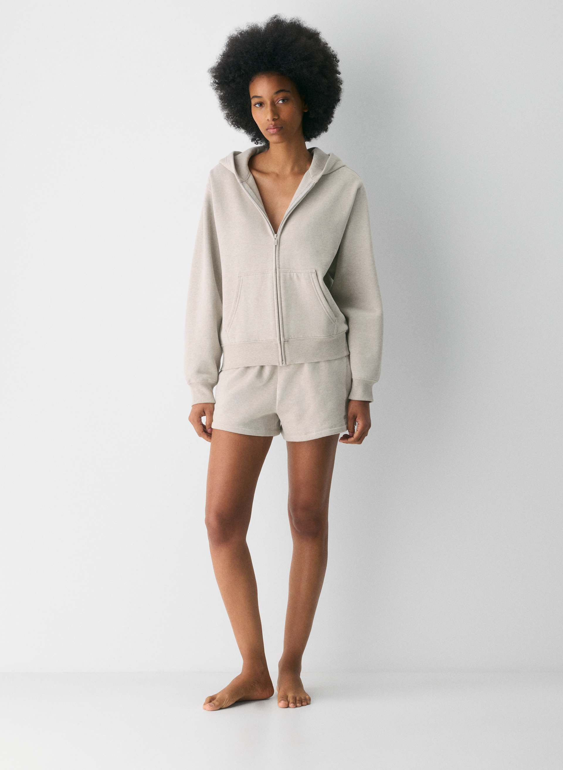 COZY SWEATFLEECE PERFECT ZIP HOODIE | Aritzia