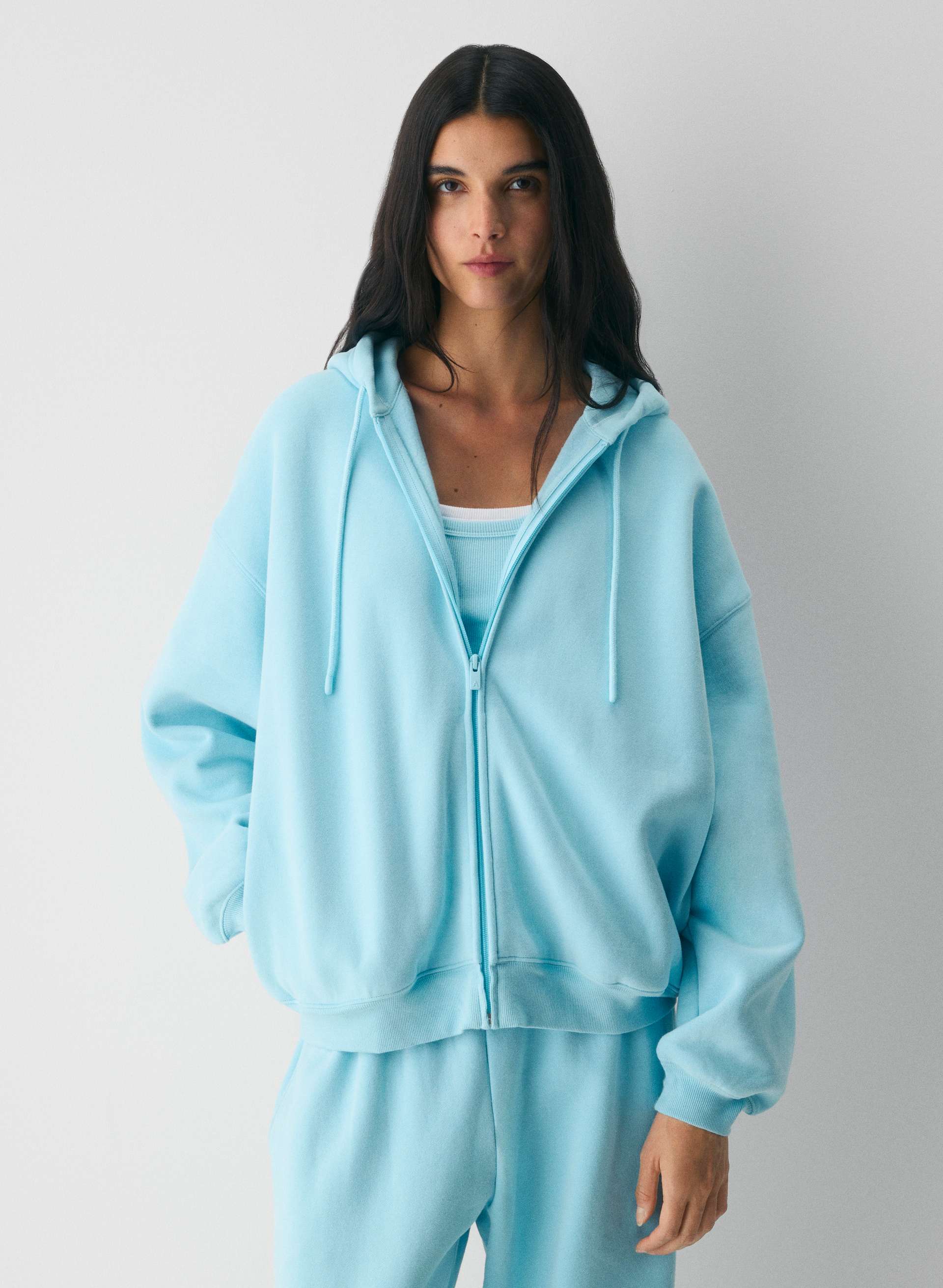 Cozy Sweatfleece Mega Zip Hoodie | Aritzia US