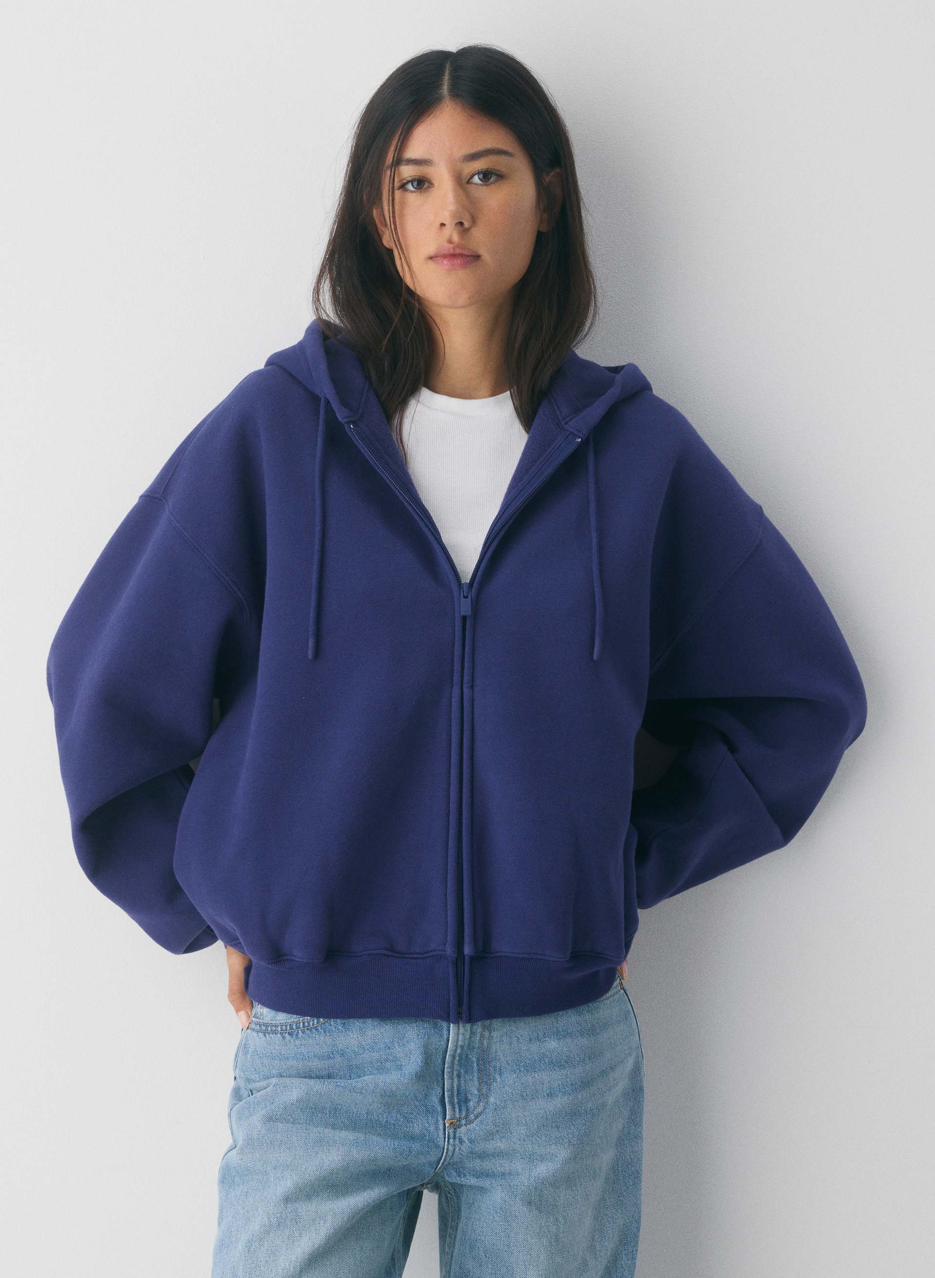 Cozy Sweatfleece Mega Zip Hoodie | Aritzia US