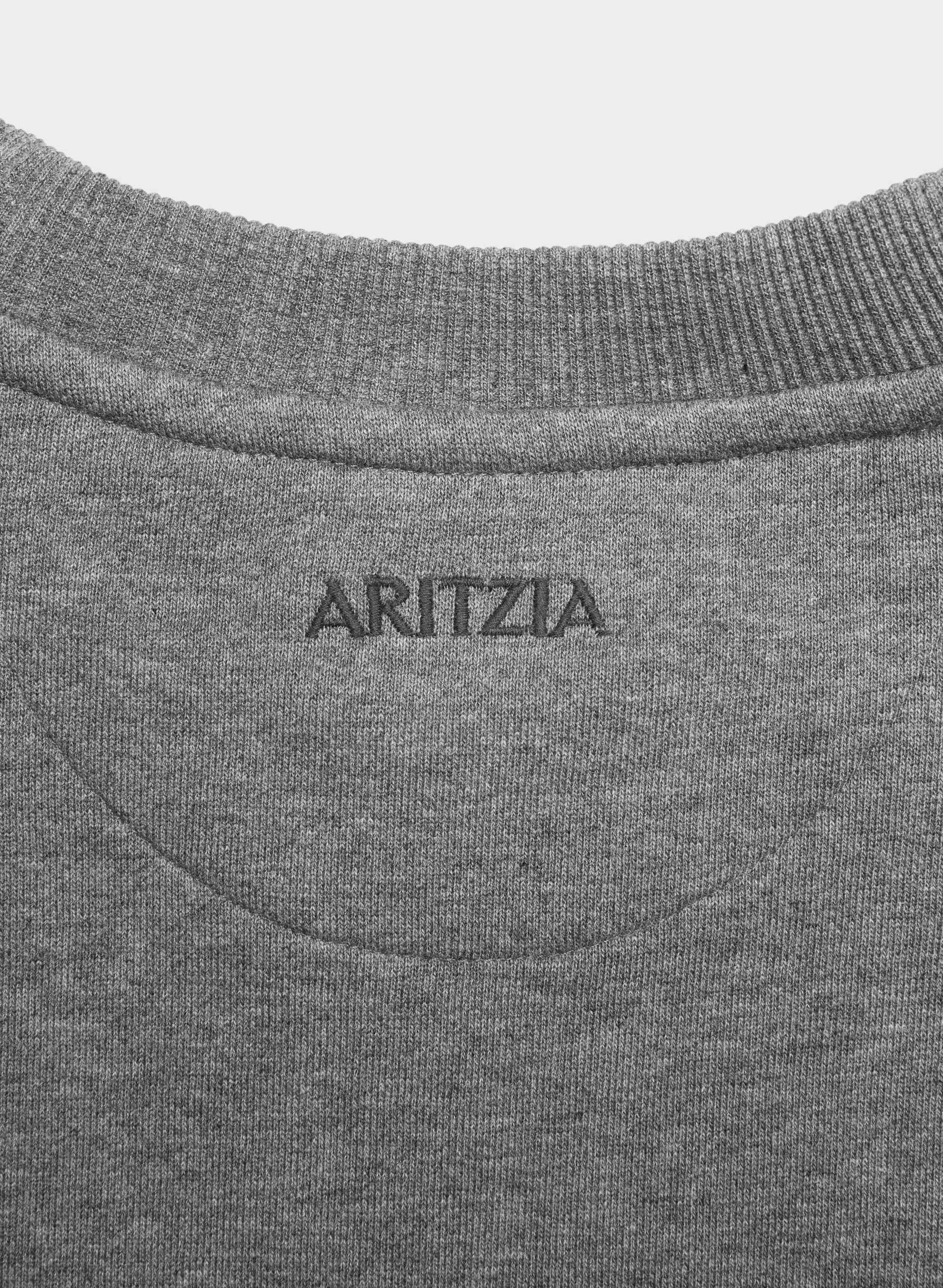 TERRY SWEATFLEECE MEGA CREW SWEATSHIRT | Aritzia