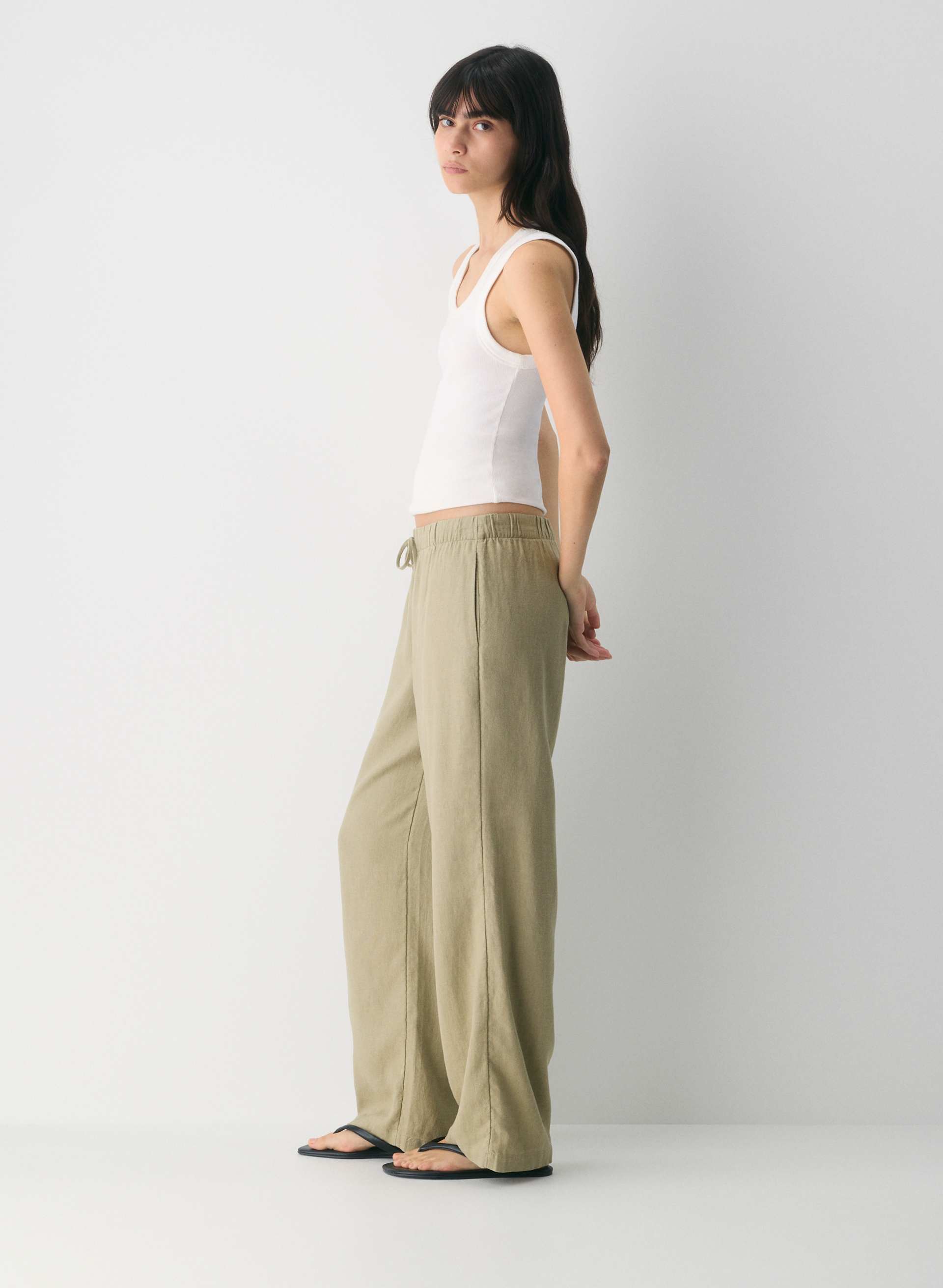 Sontag Linen Pant | Aritzia US