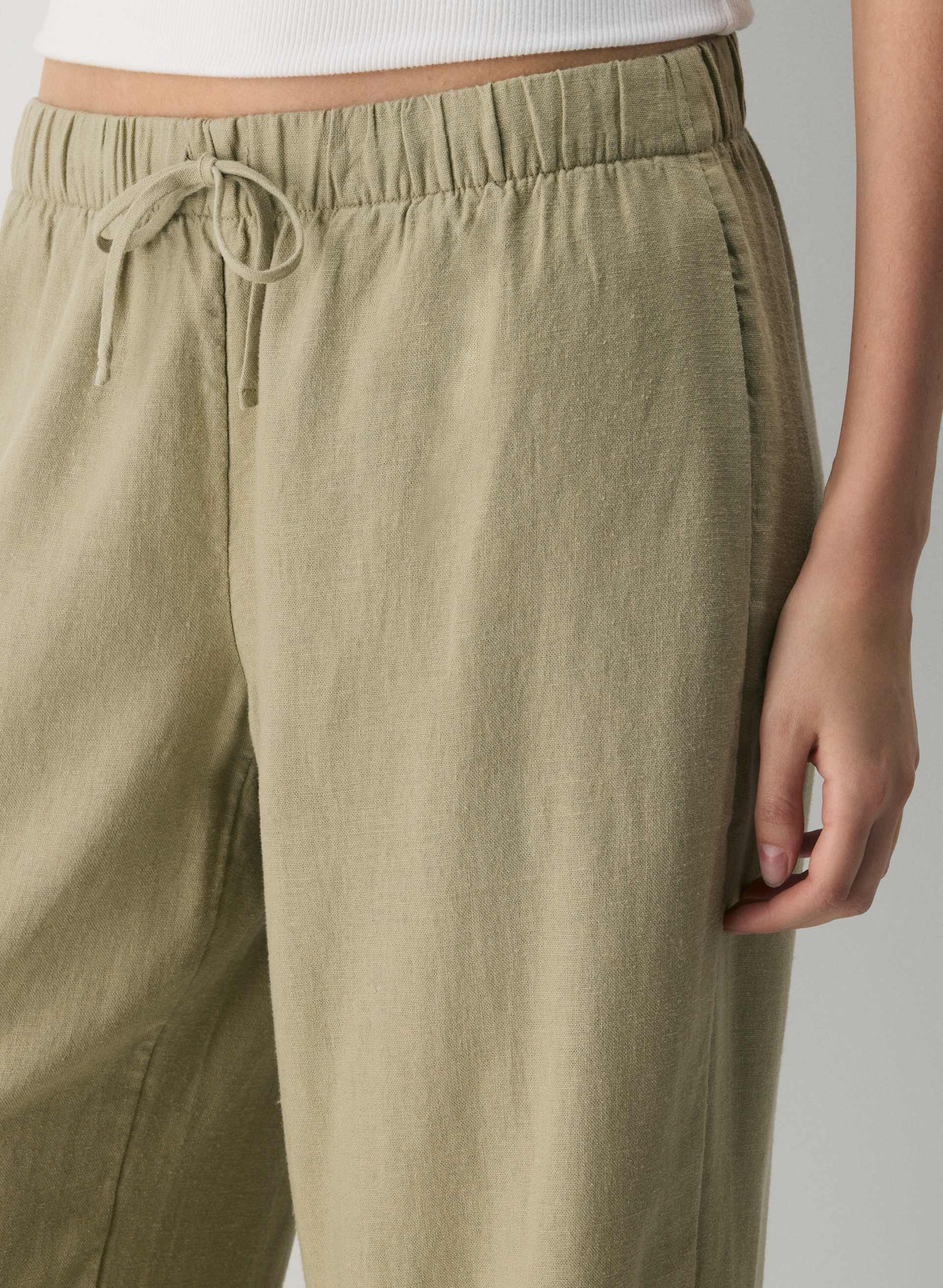 SONTAG LINEN PANT | Aritzia