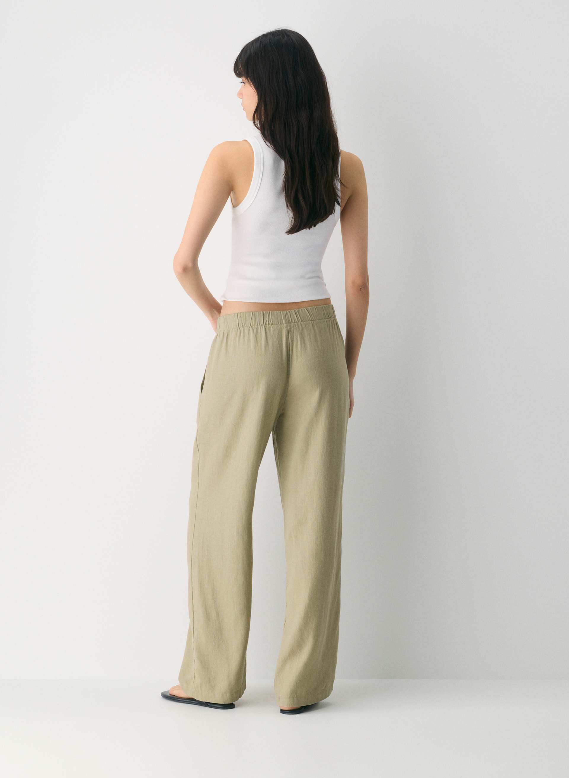 SONTAG LINEN PANT | Aritzia