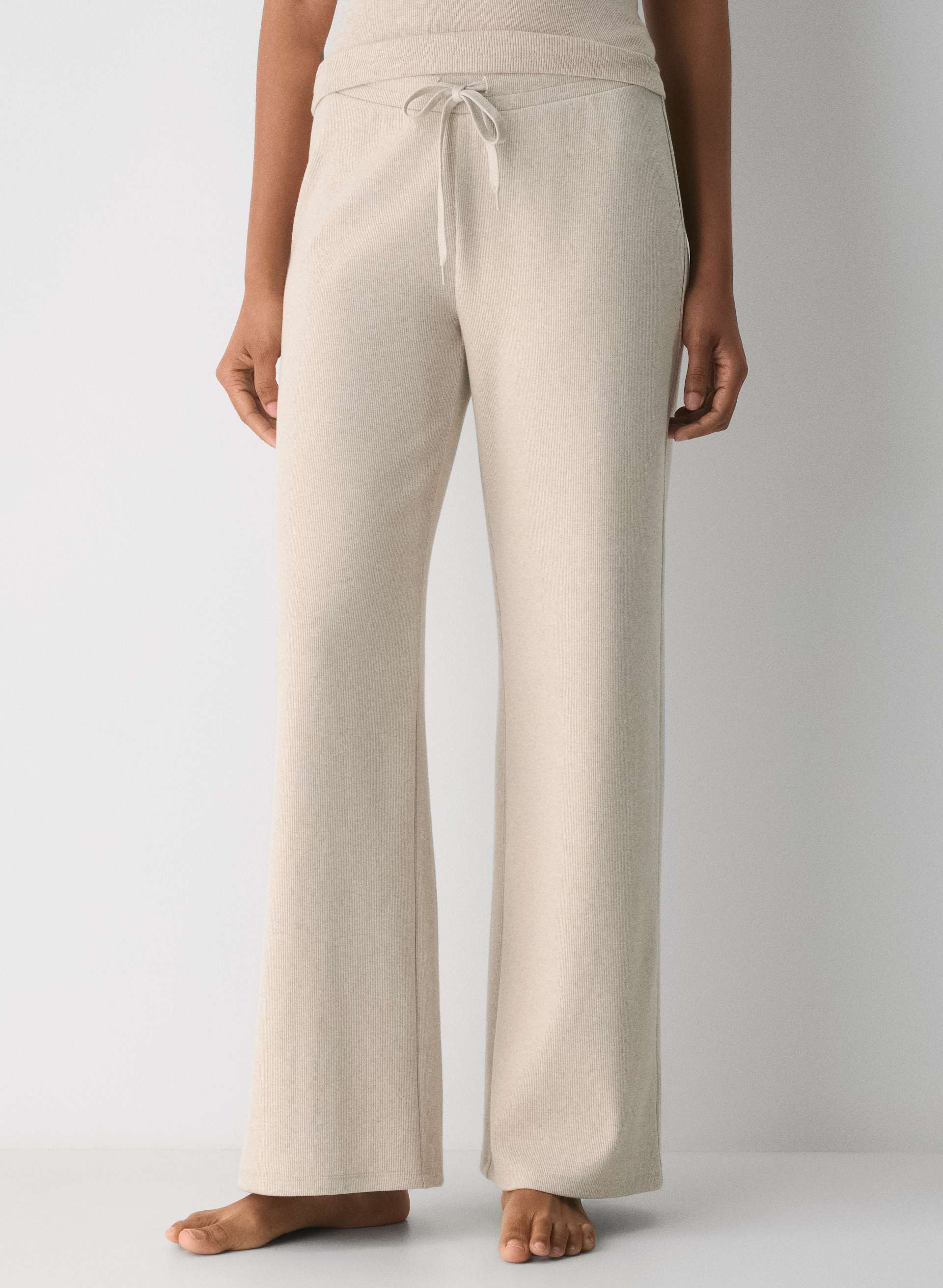 HOMESTRETCH™ RIB KICKBACK PANT | Aritzia