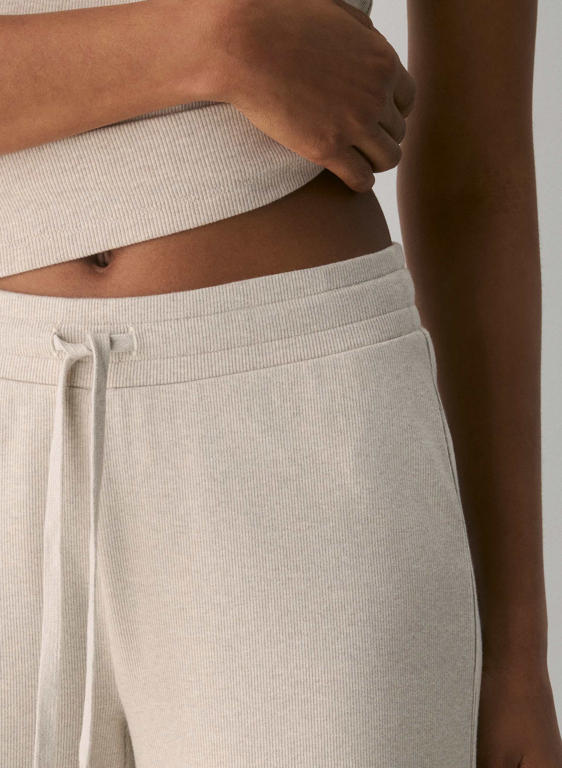 HOMESTRETCH™ RIB KICKBACK PANT | Aritzia