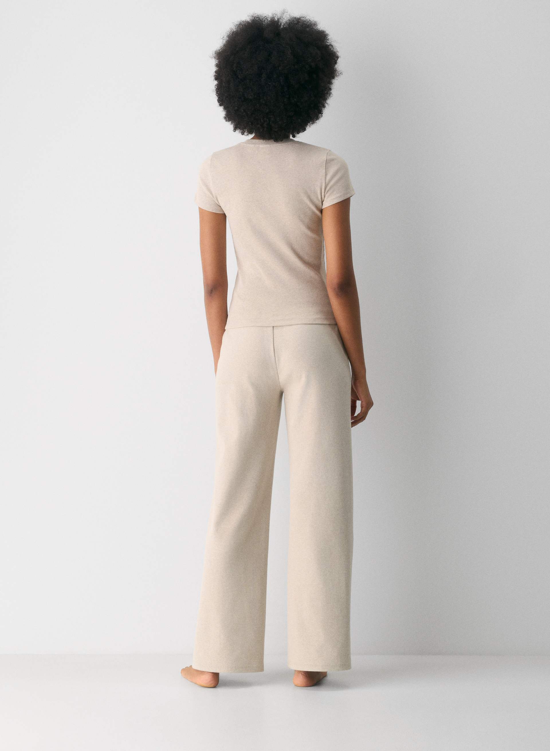 HOMESTRETCH™ RIB KICKBACK PANT | Aritzia