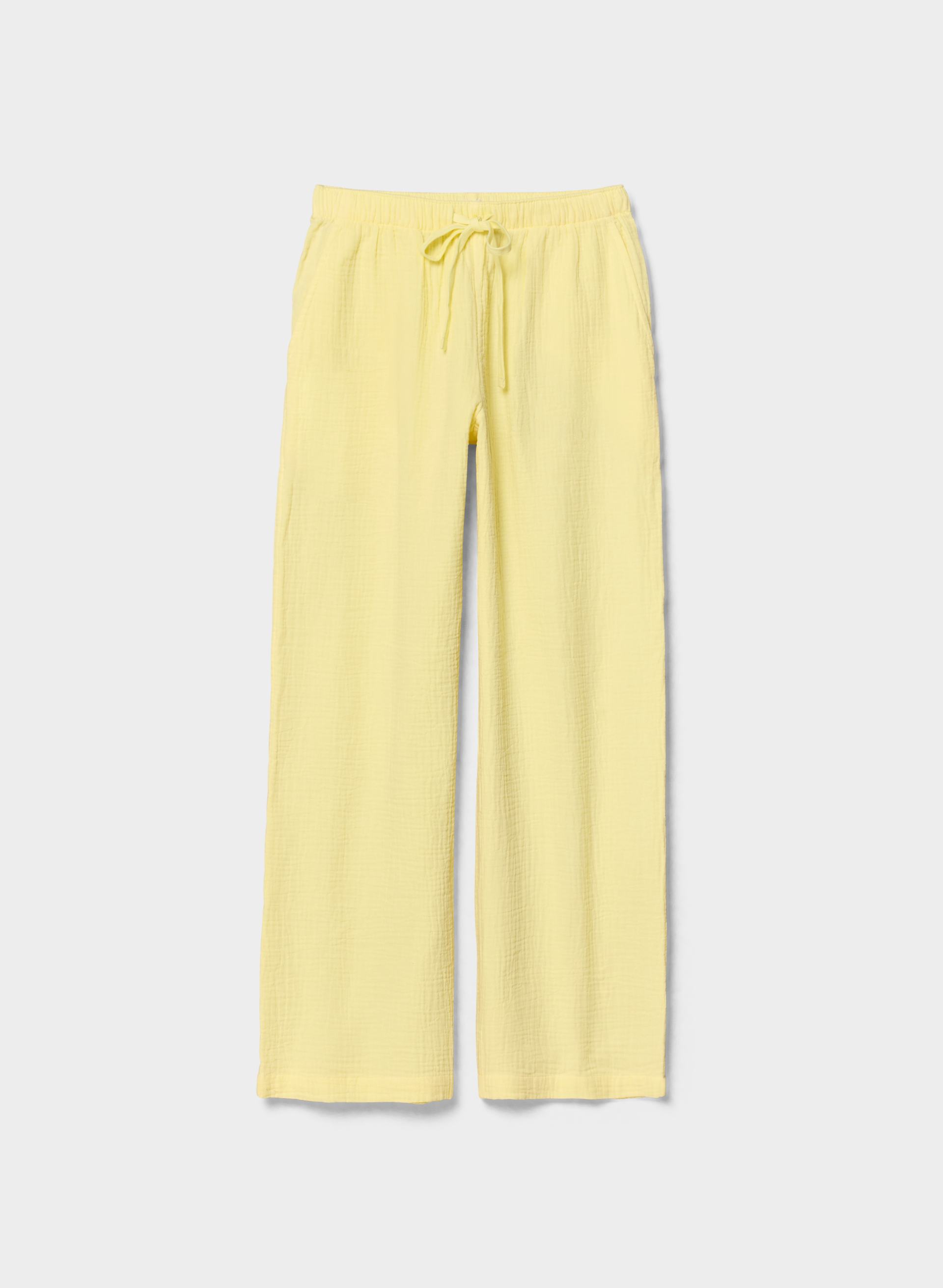 AIRPLUSH COTTON™ SAIL PANT - 100% organic cotton relaxed wide-leg pull-on pants. 