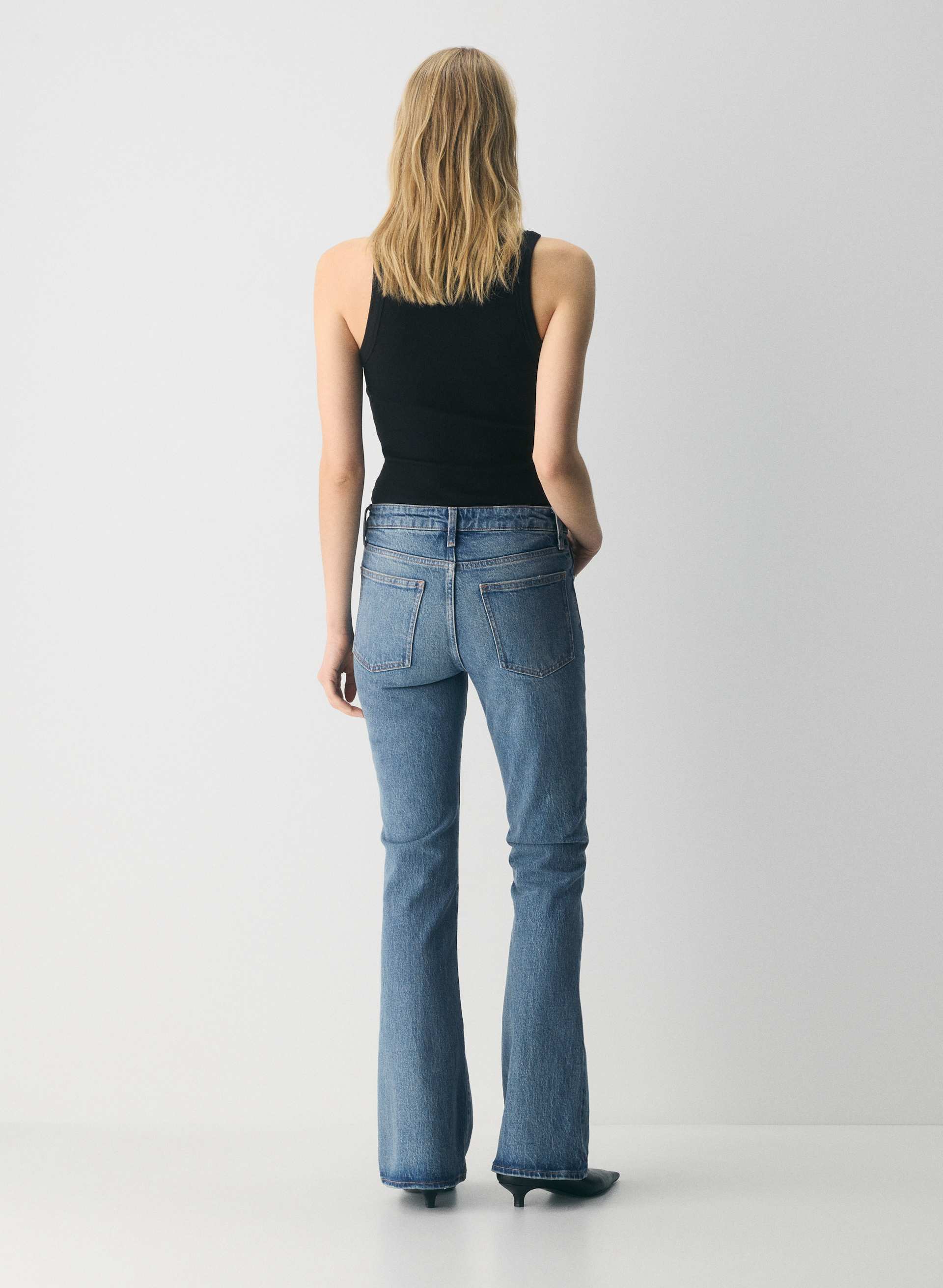 DENISE MID-RISE FLARE JEAN | Aritzia