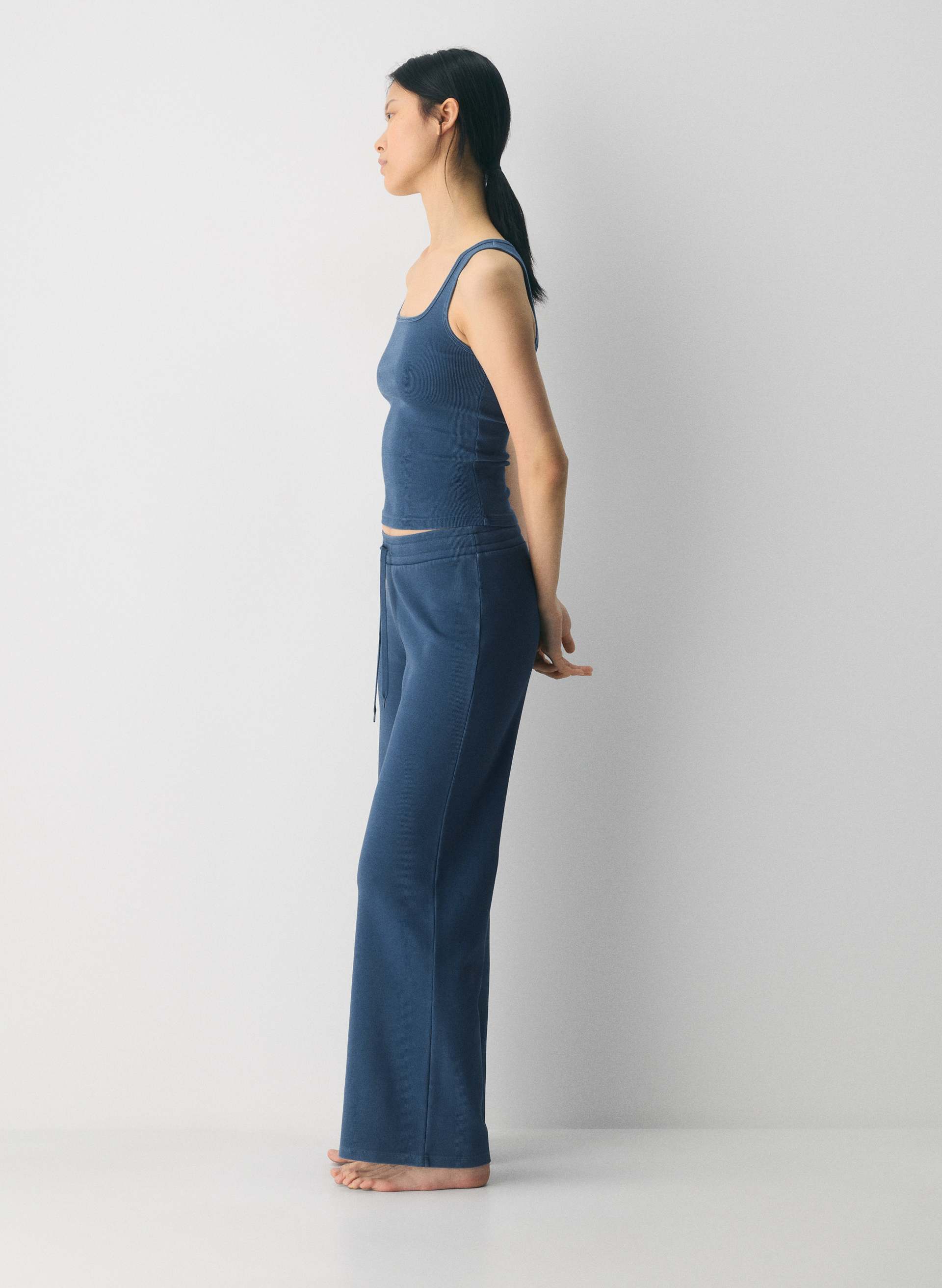 HOMESTRETCH™ RIB KICKBACK PANT | Aritzia