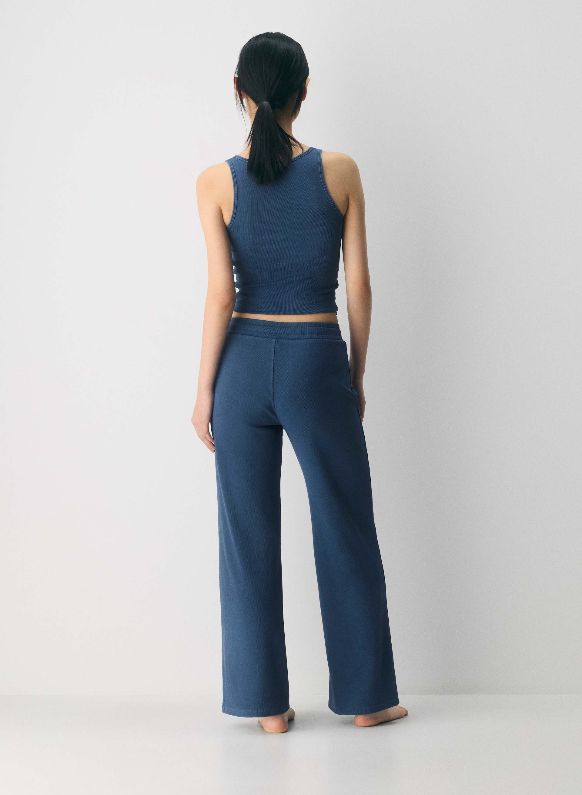 HOMESTRETCH™ RIB KICKBACK PANT | Aritzia