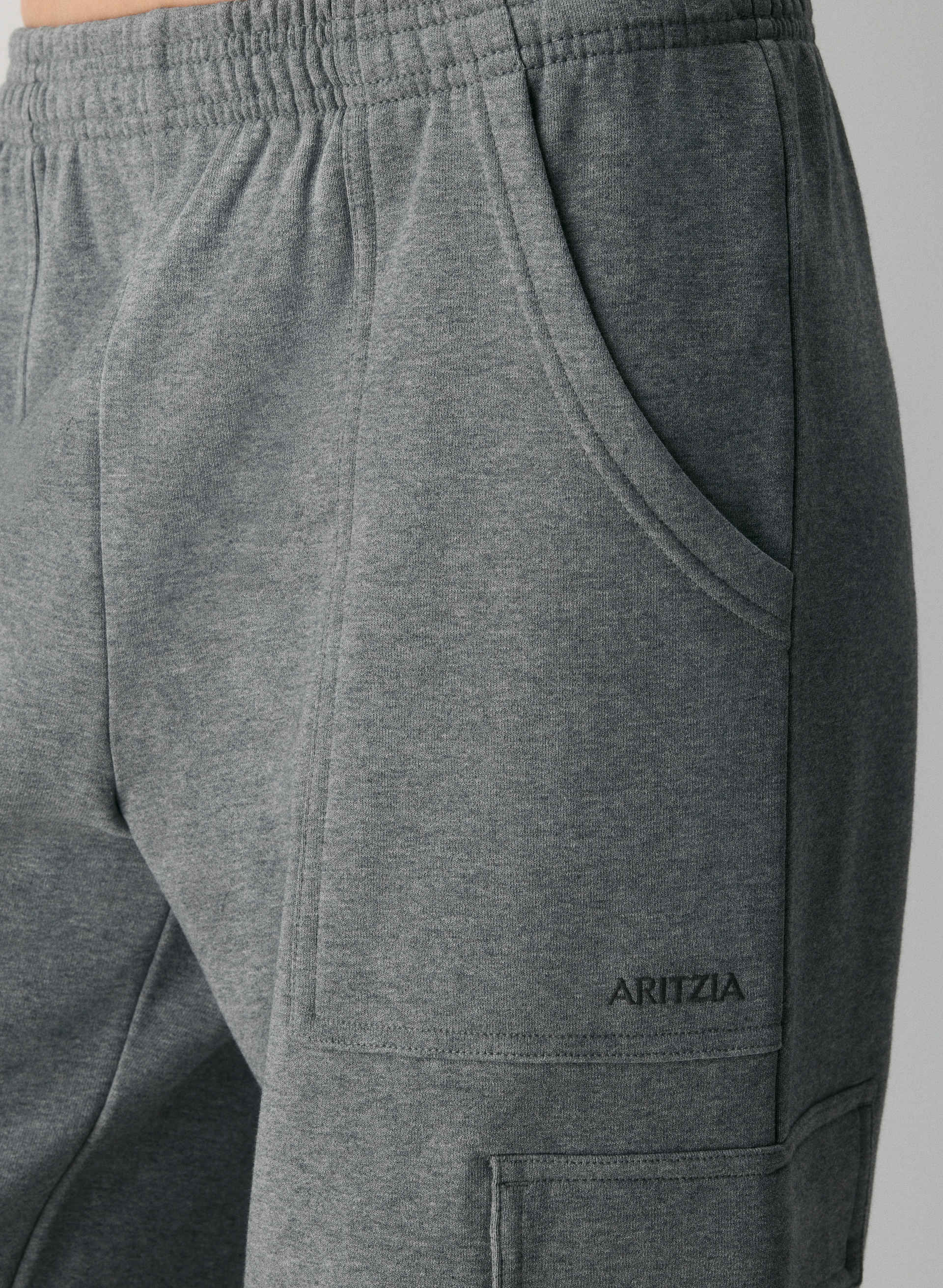TERRY SWEATFLEECE BOYFRIEND UTILITY SWEATPANT | Aritzia