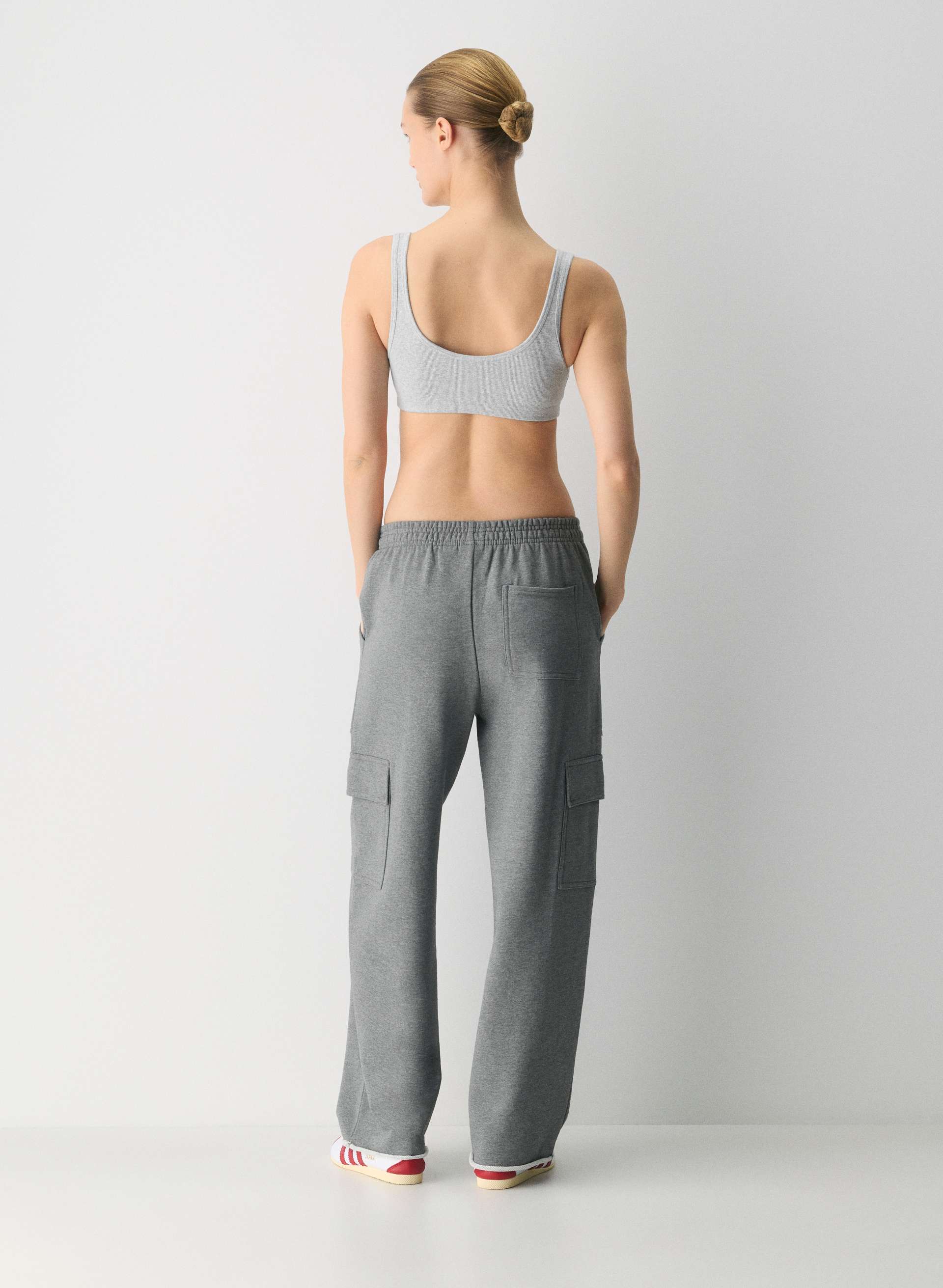 TERRY SWEATFLEECE BOYFRIEND UTILITY SWEATPANT | Aritzia