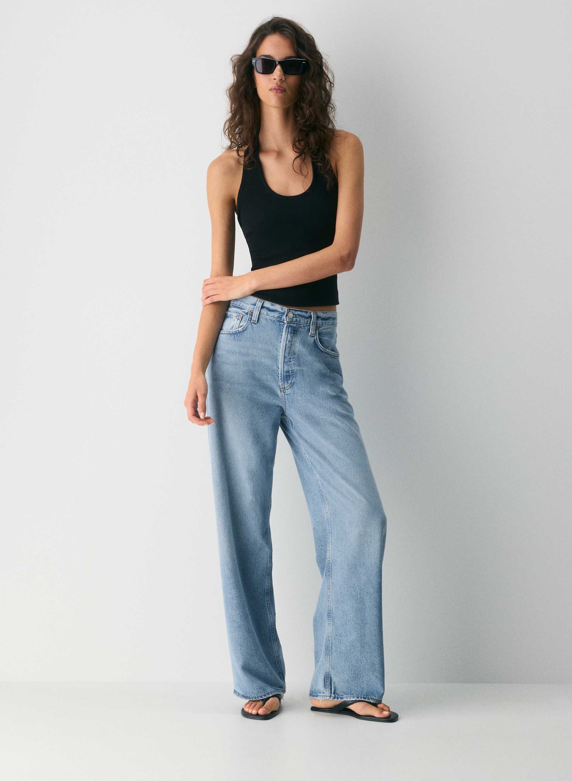 LOW-SLUNG BAGGY JEAN | Aritzia