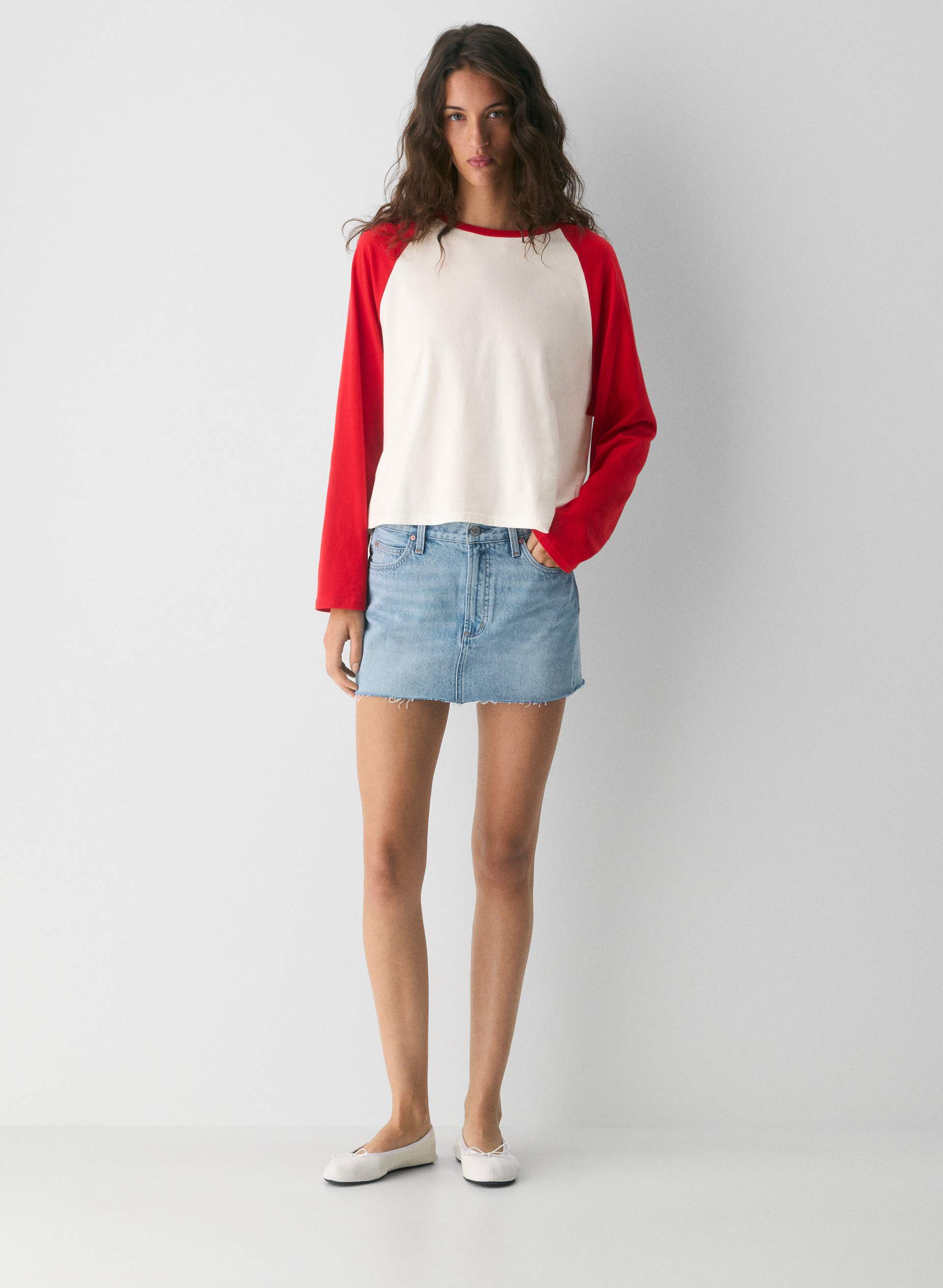 THE '90S RICCI DENIM SKIRT | Aritzia
