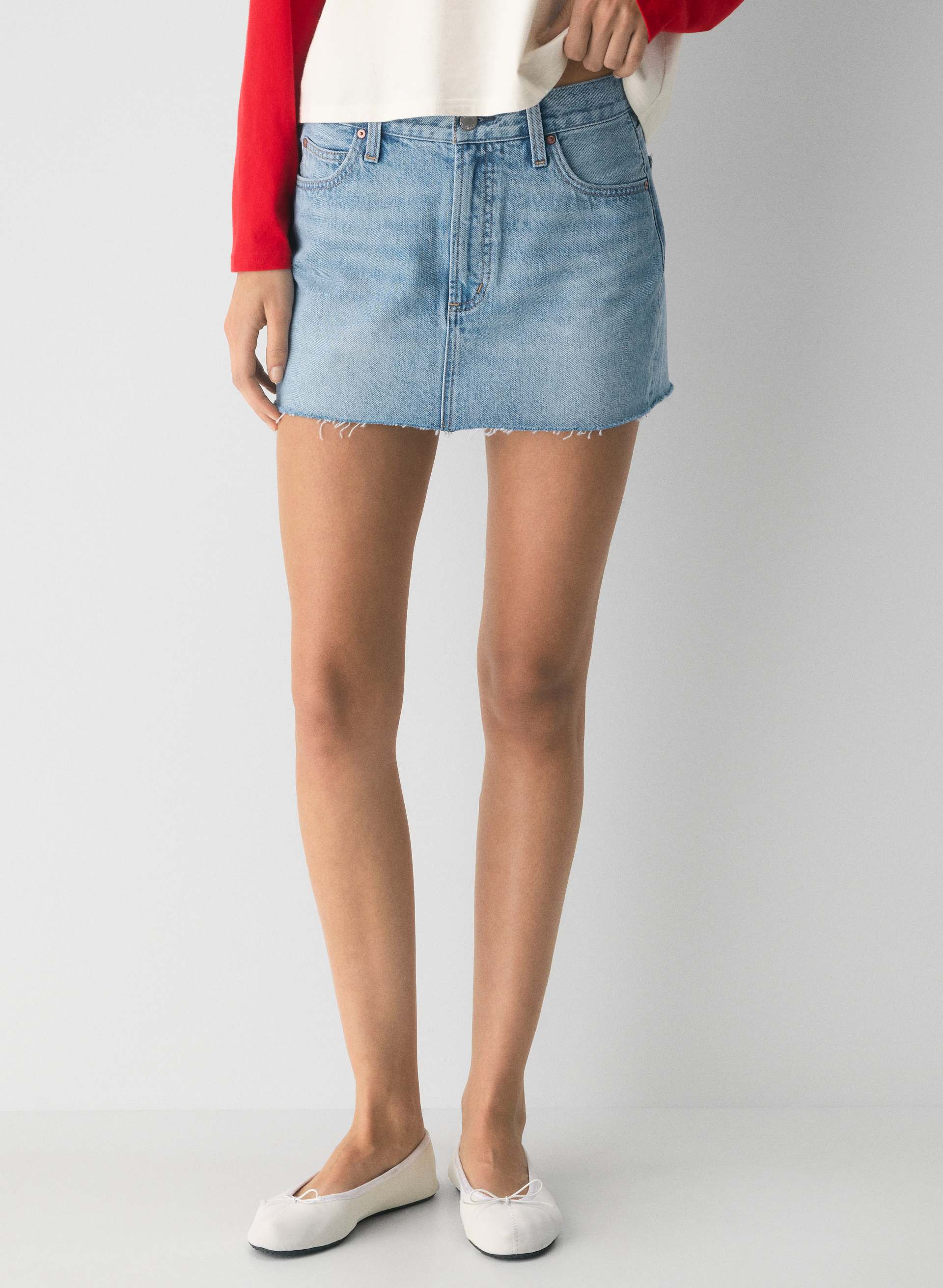 THE '90S RICCI DENIM SKIRT | Aritzia