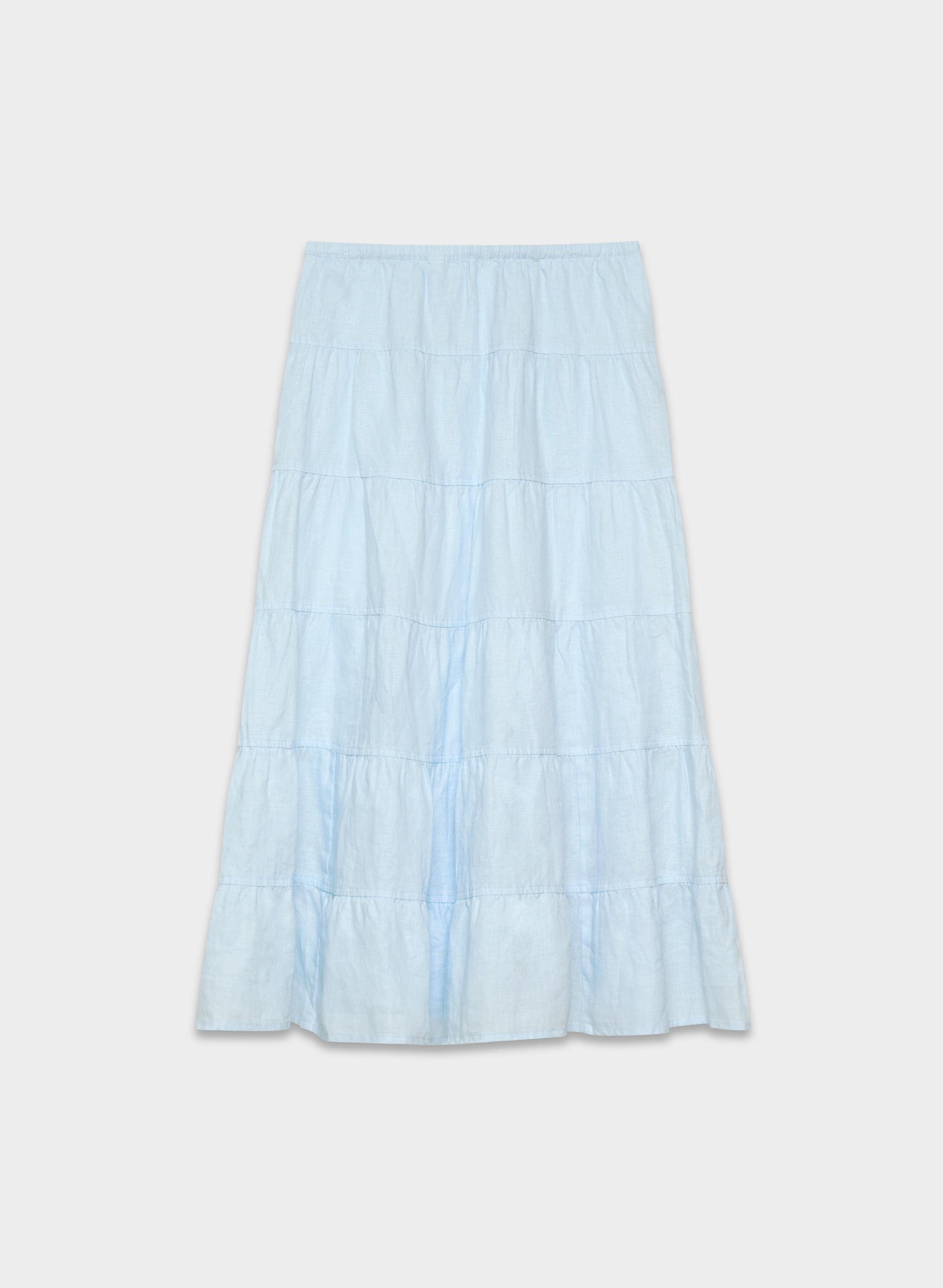 BOUQUET LINEN SKIRT | Aritzia