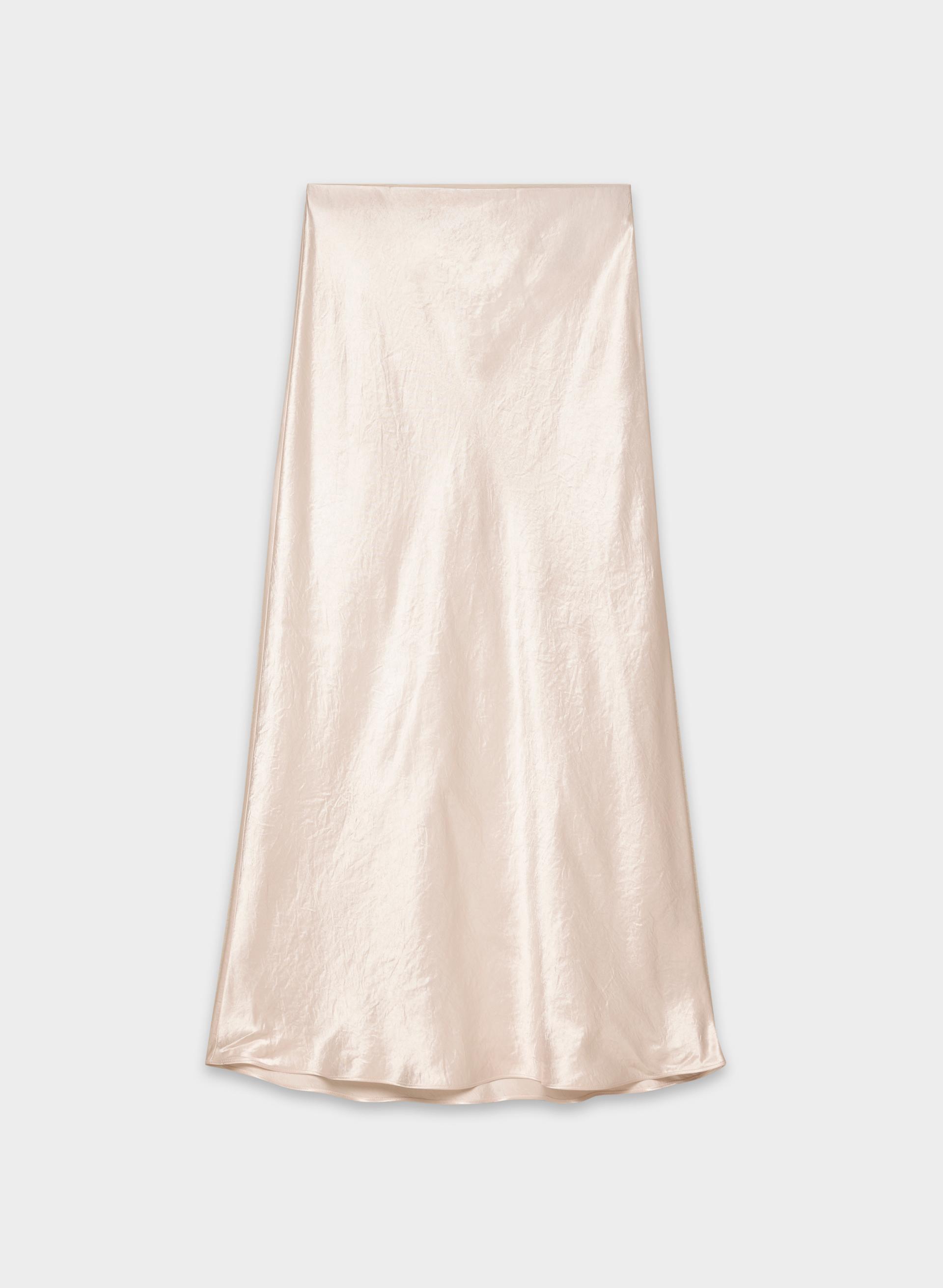 SLIP SATIN MAXI SKIRT | Aritzia