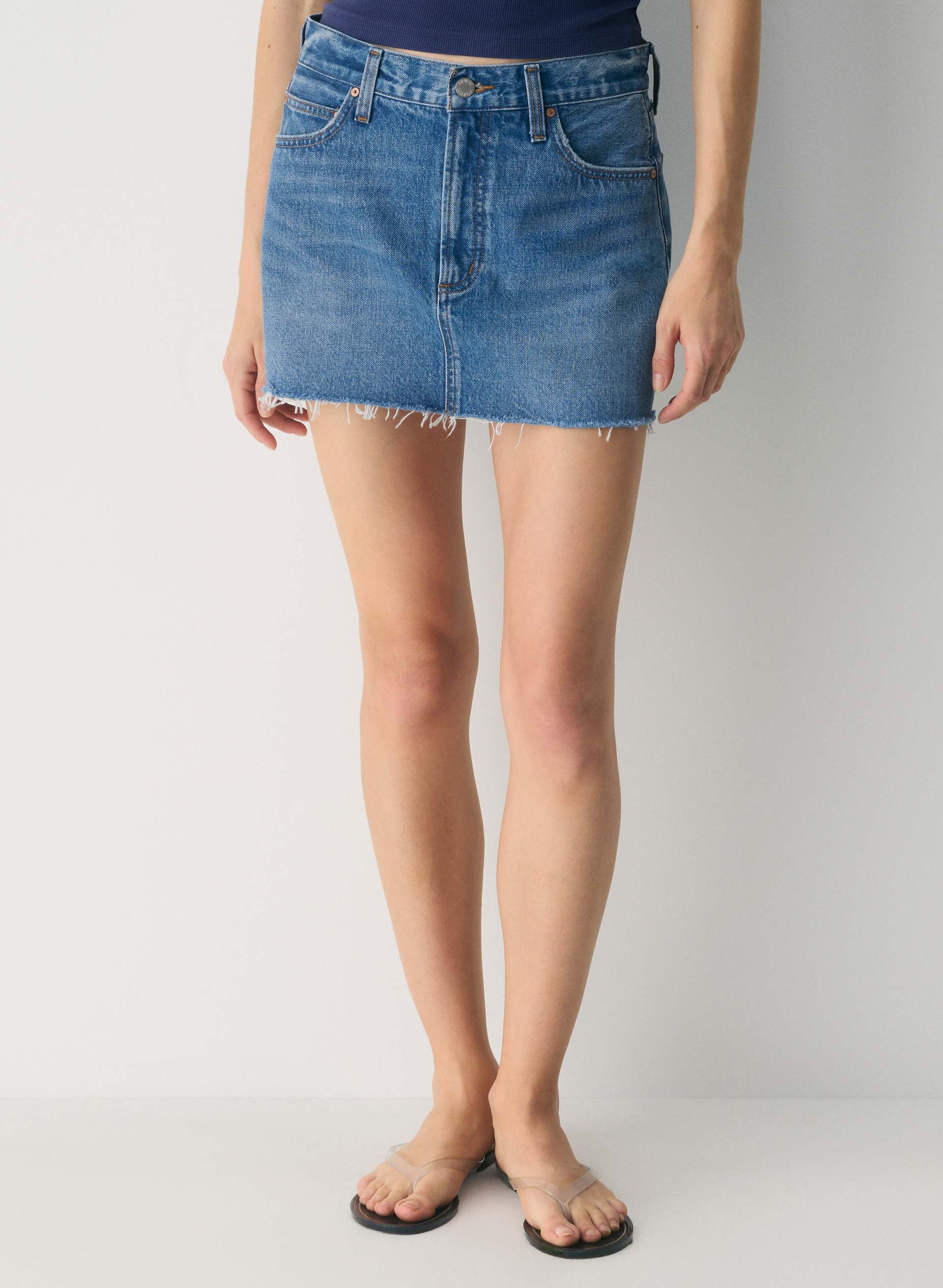 THE '90S RICCI DENIM SKIRT | Aritzia