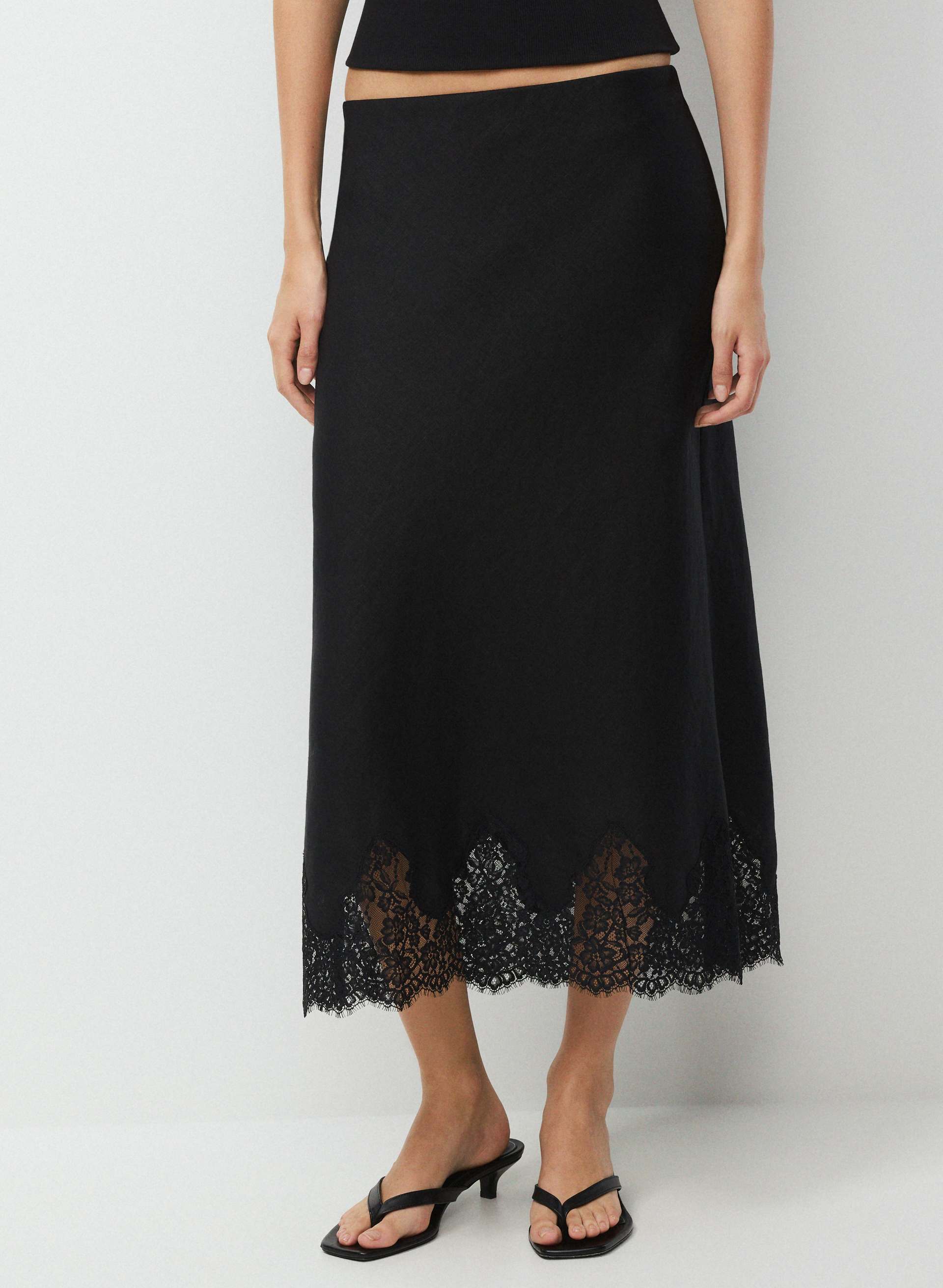 Henrietta Linen Skirt | Aritzia US