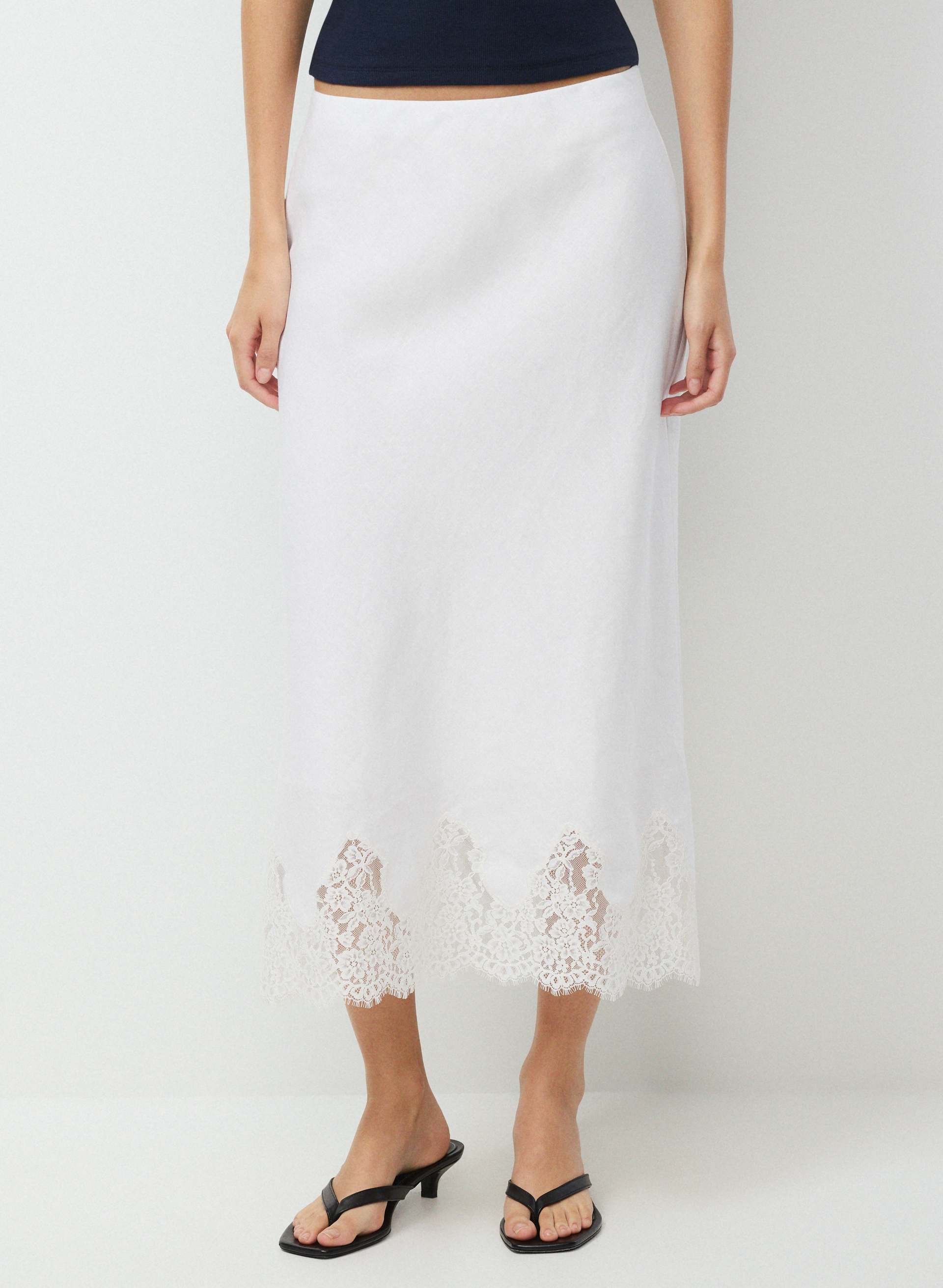 HENRIETTA LINEN SKIRT | Aritzia
