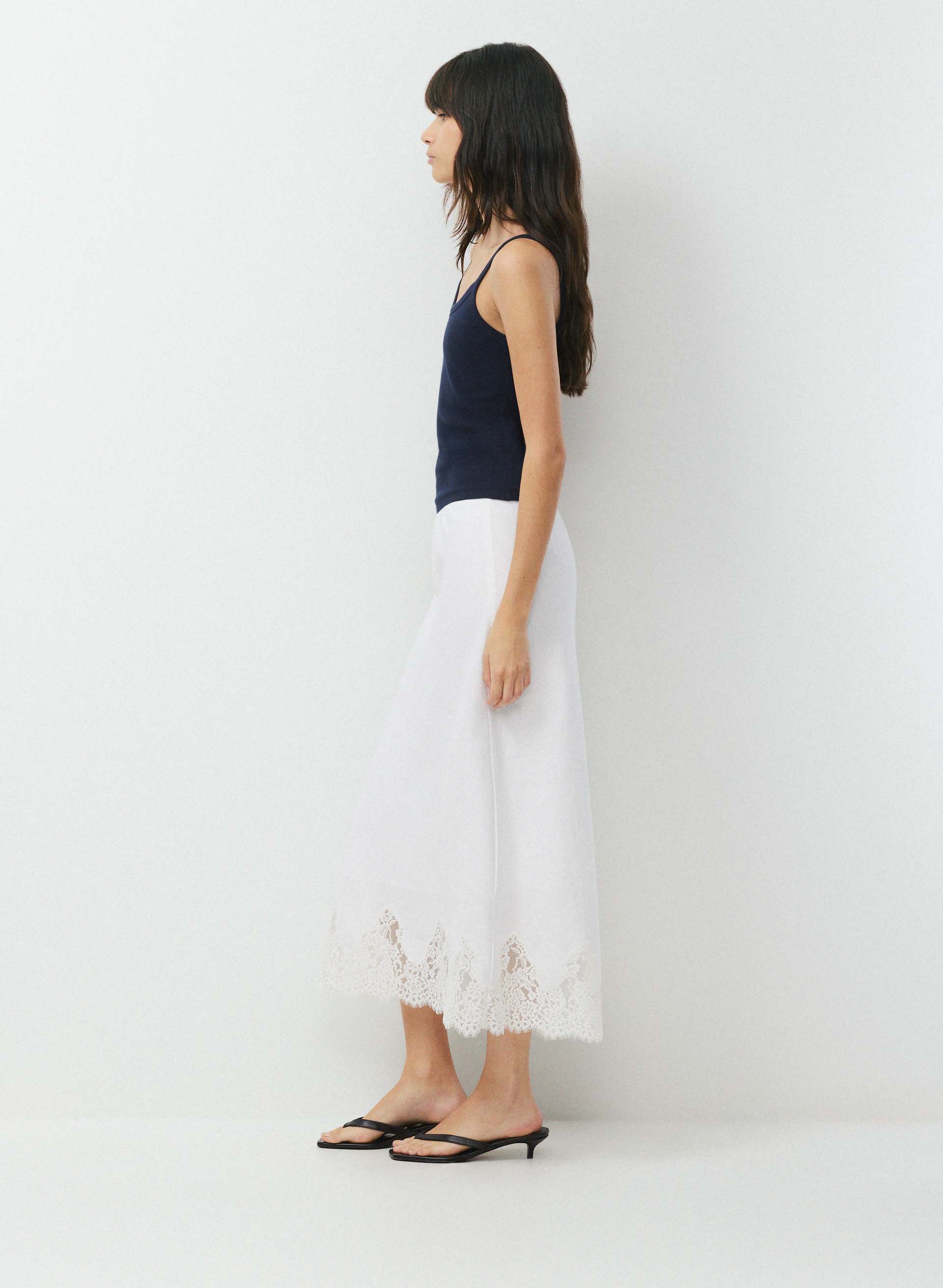 HENRIETTA LINEN SKIRT | Aritzia
