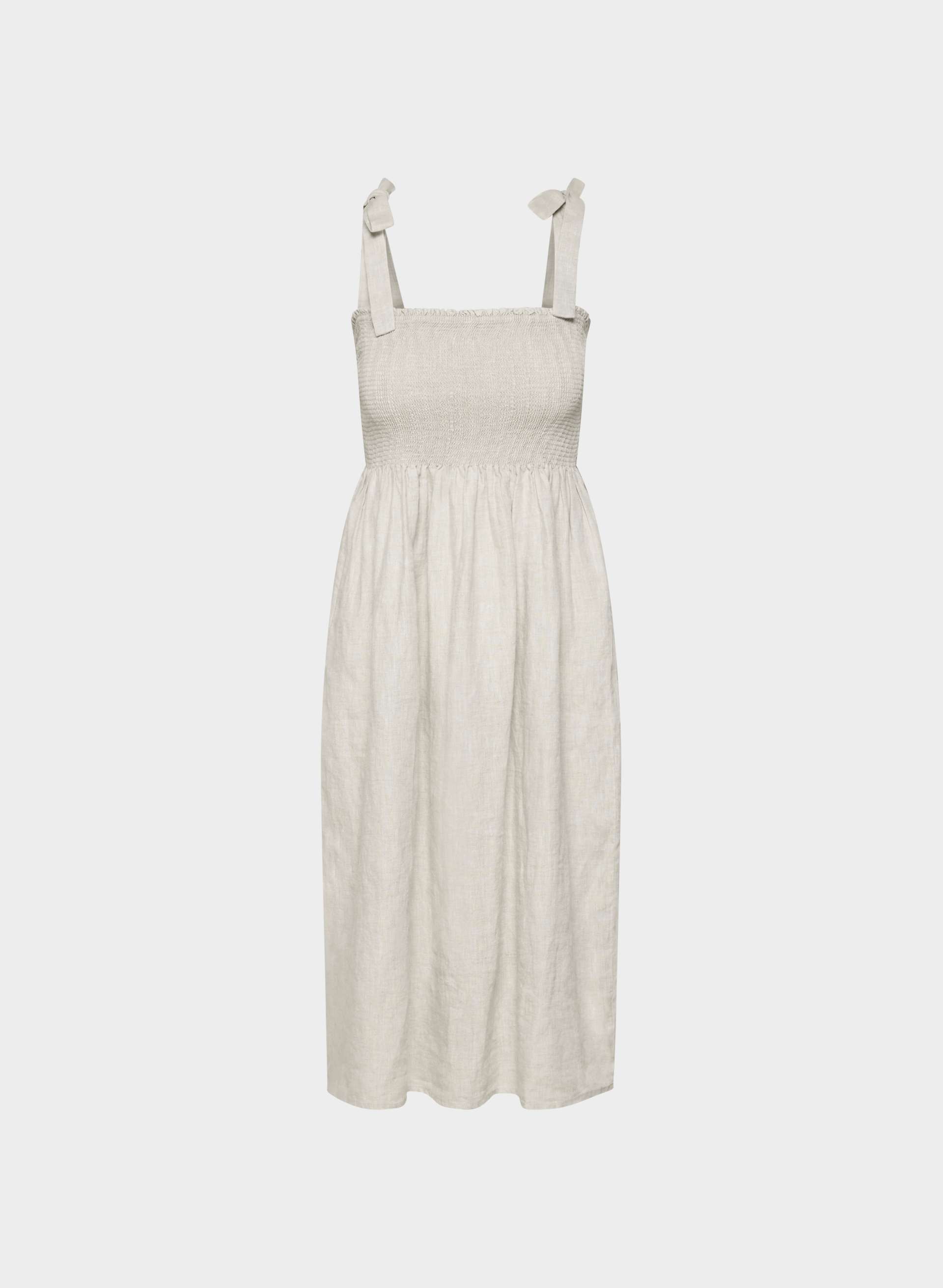 GOLDEN HOUR LINEN DRESS | Aritzia