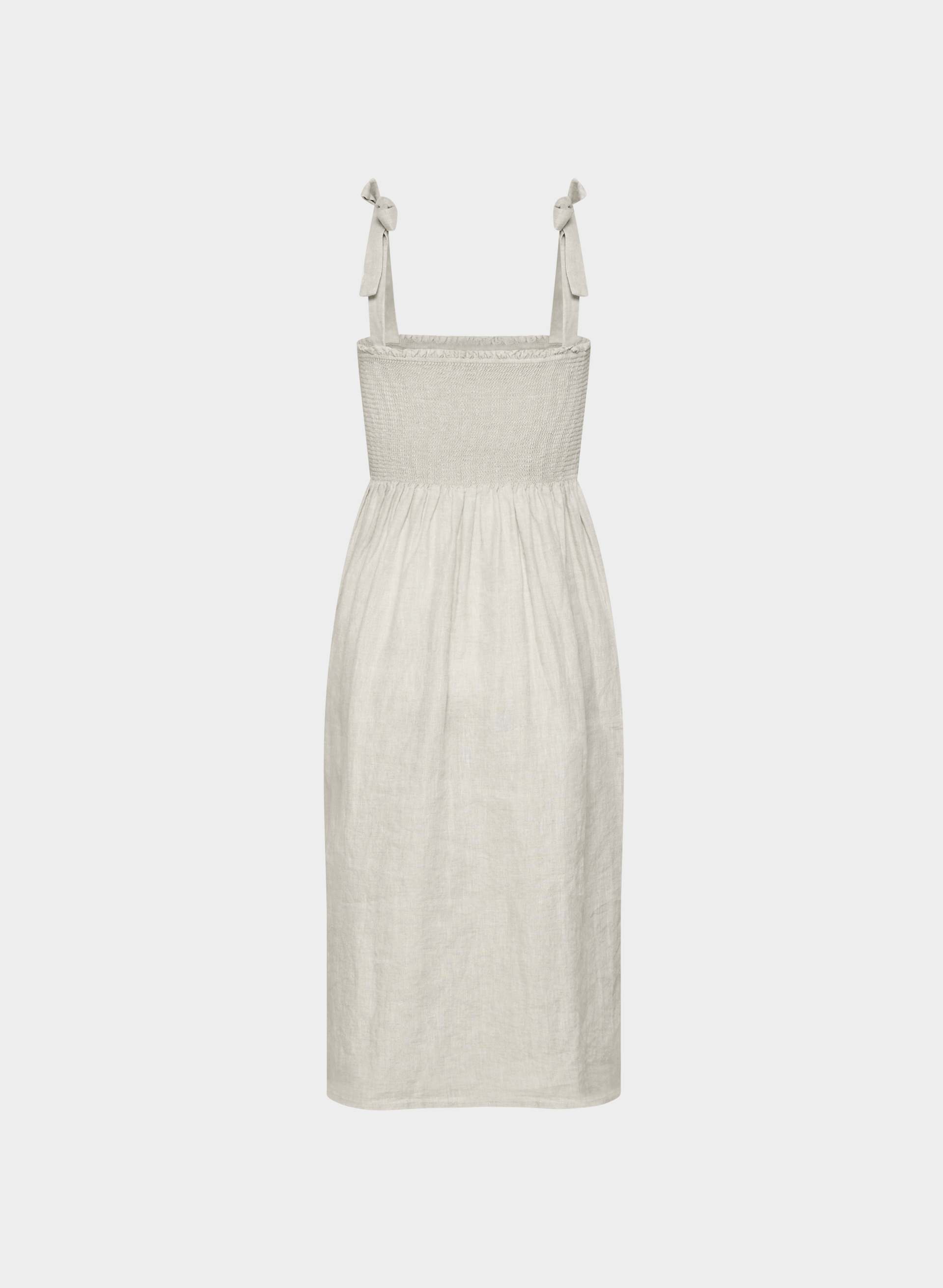GOLDEN HOUR LINEN DRESS | Aritzia