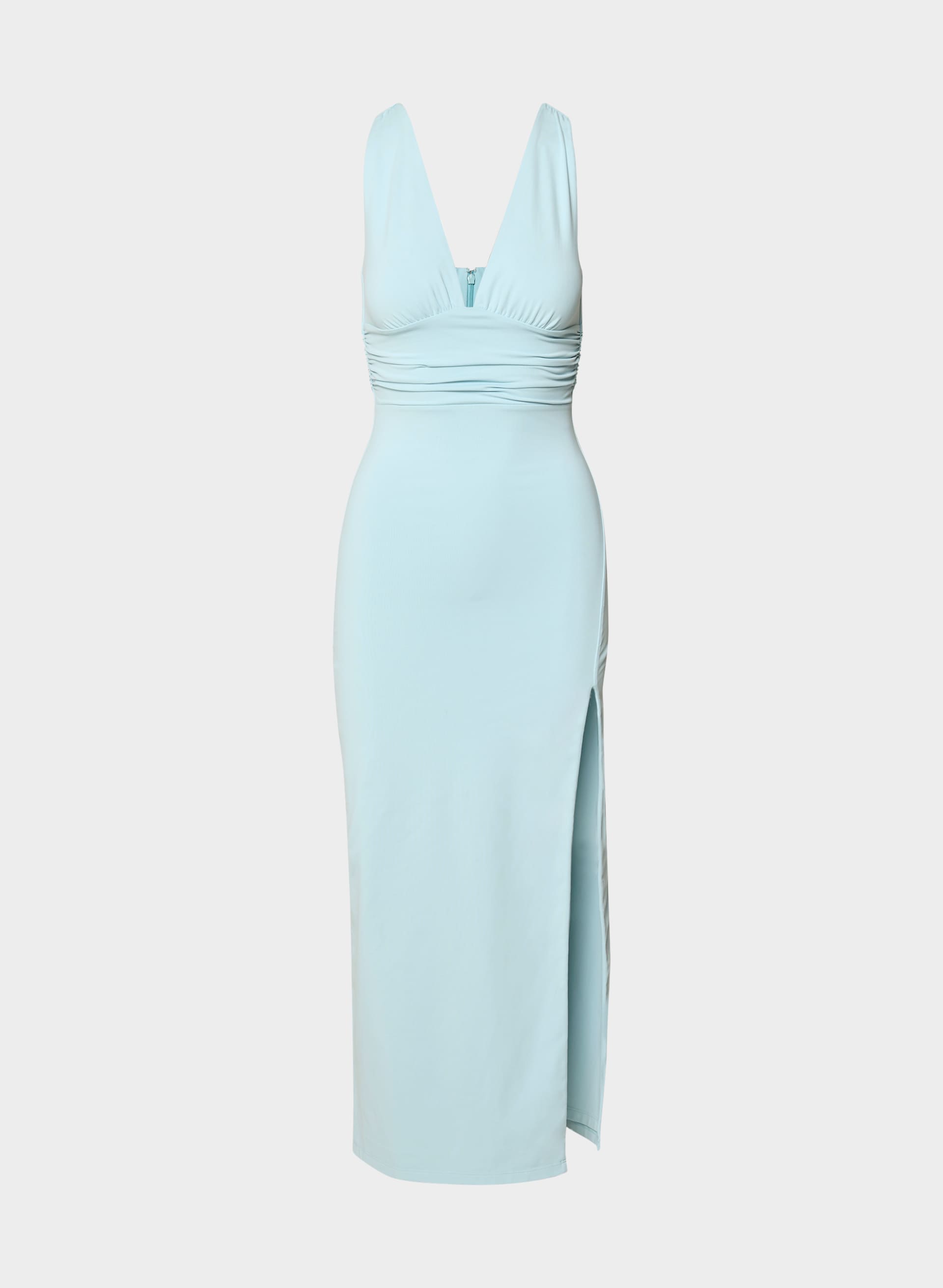 ORIGINAL CONTOUR WAVER DRESS - Second-skin deep V-neck maxi dress. 
