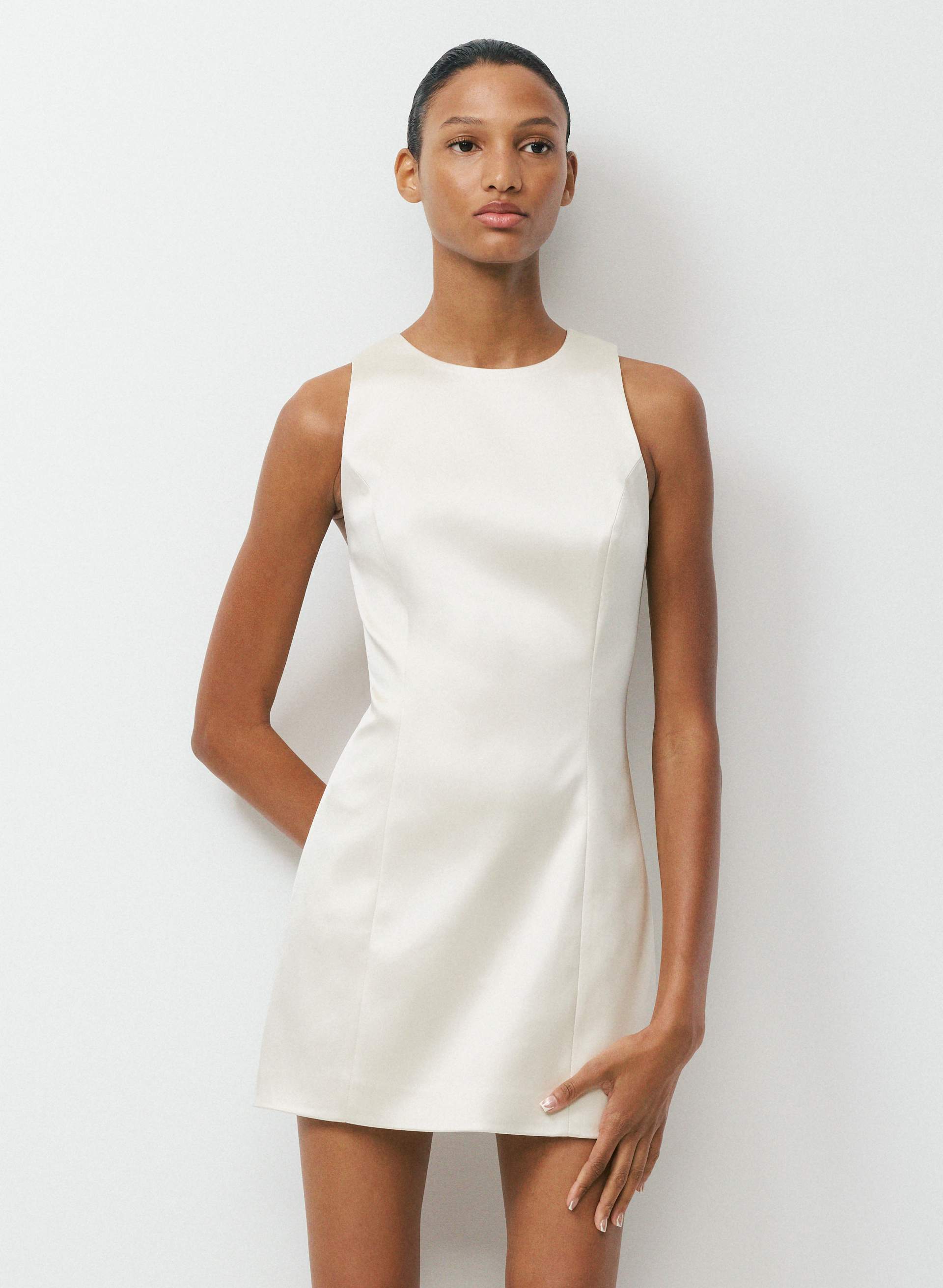 CHARLESTON SATIN DRESS | Aritzia