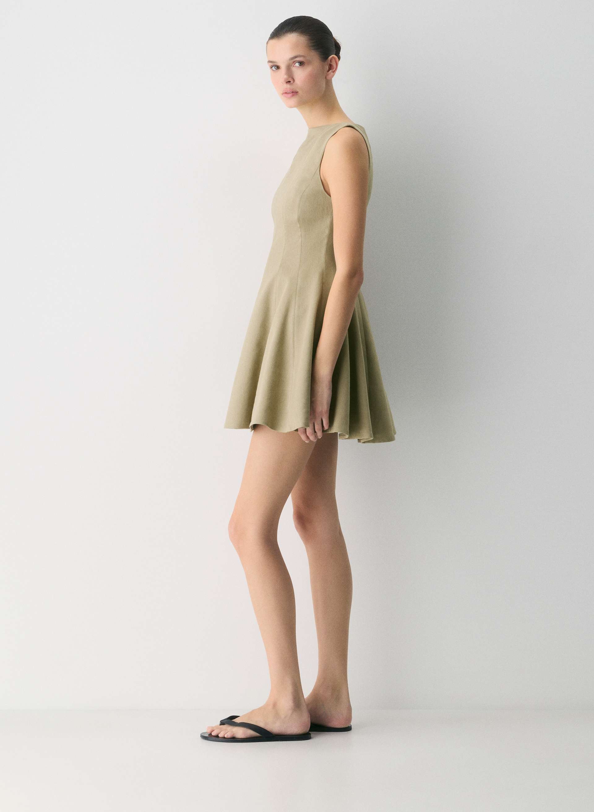 PROXY LINEN DRESS | Aritzia