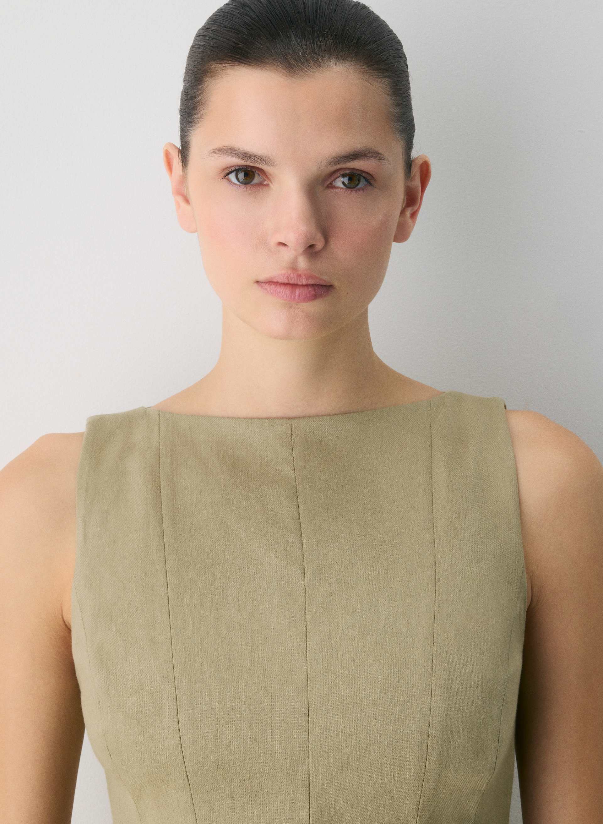 PROXY LINEN DRESS | Aritzia
