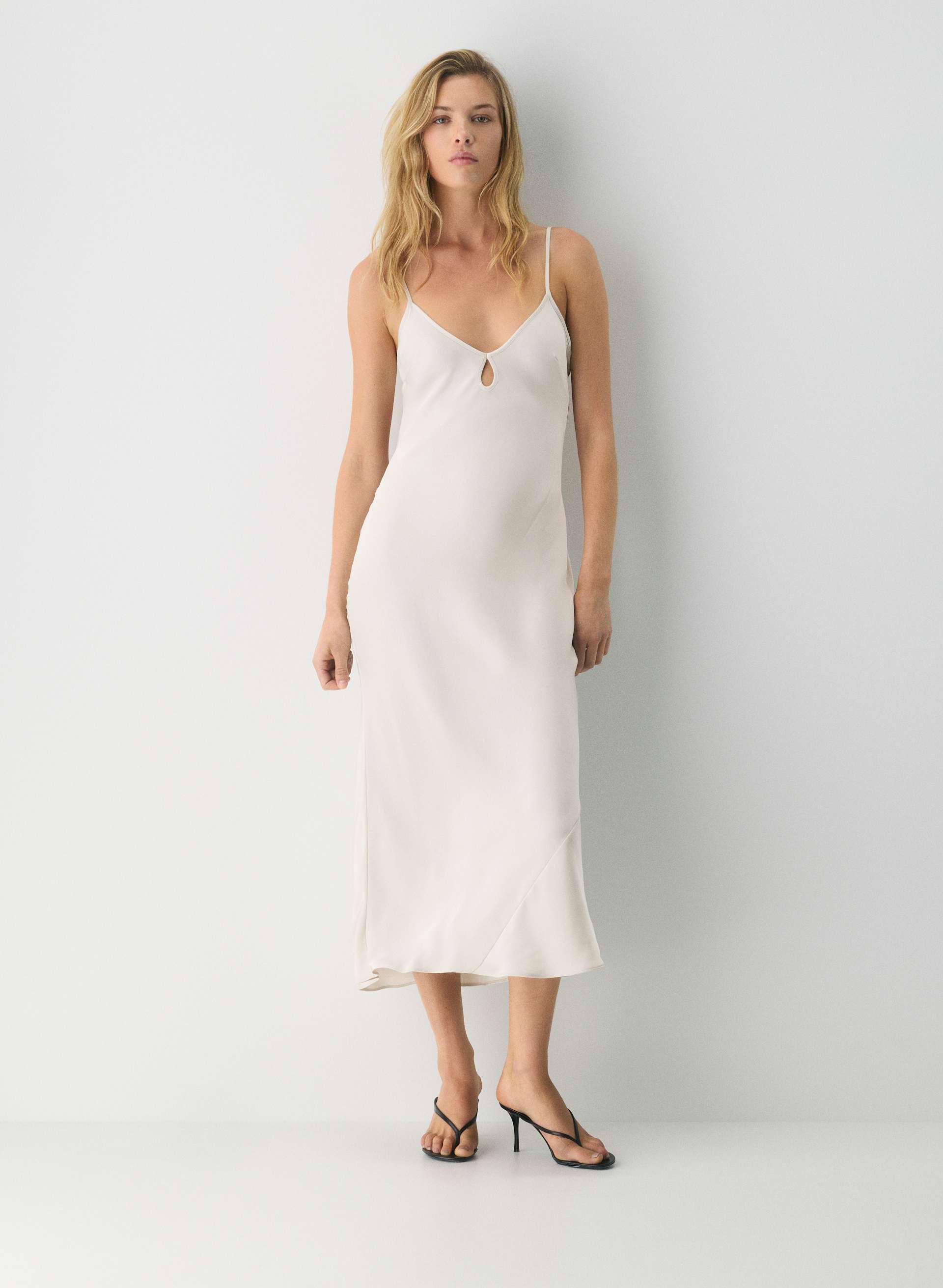 DUSKFALL SATIN DRESS | Aritzia