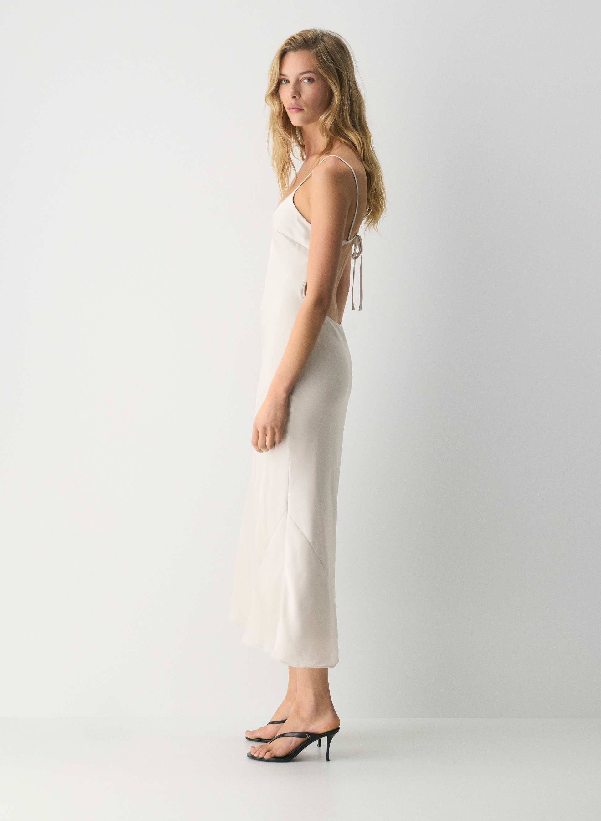 DUSKFALL SATIN DRESS | Aritzia