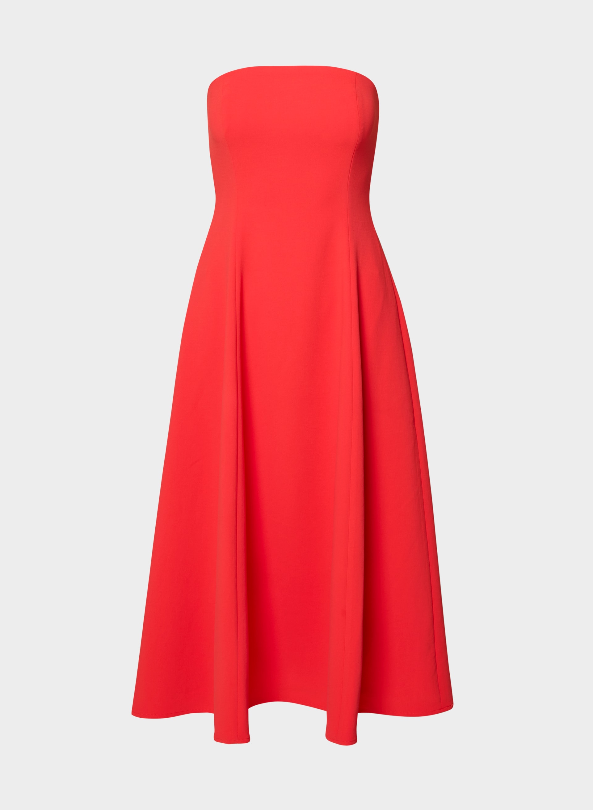strapless open back dress Townie Fit and Flare Piping Cotton Dress for Ladies main image 0