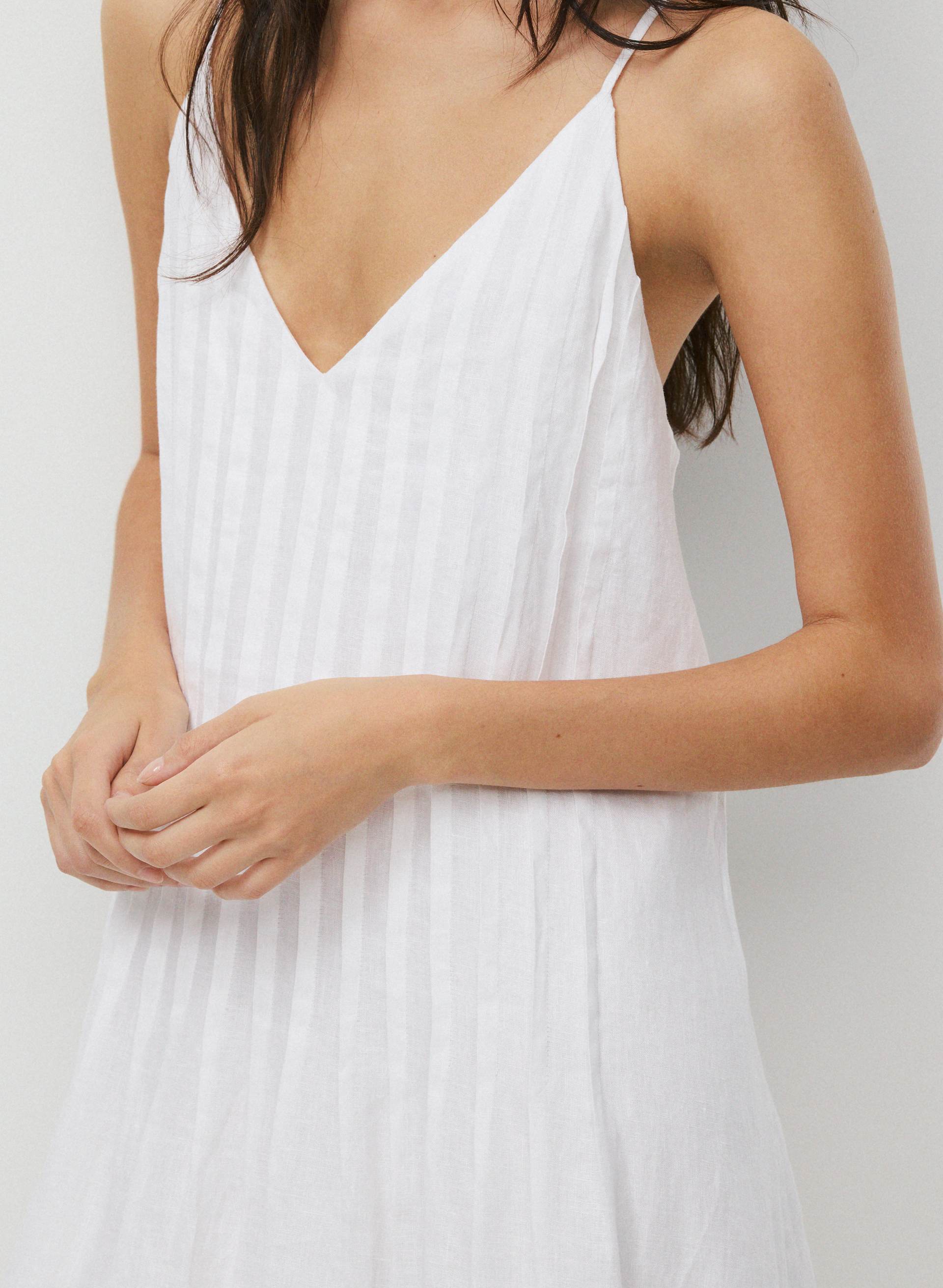 cotton on woven margot slip dress Casbah Linen Imported. Back:Closed back Maxi dress atr_fit-Structured Pants-Straight-Fit Venice