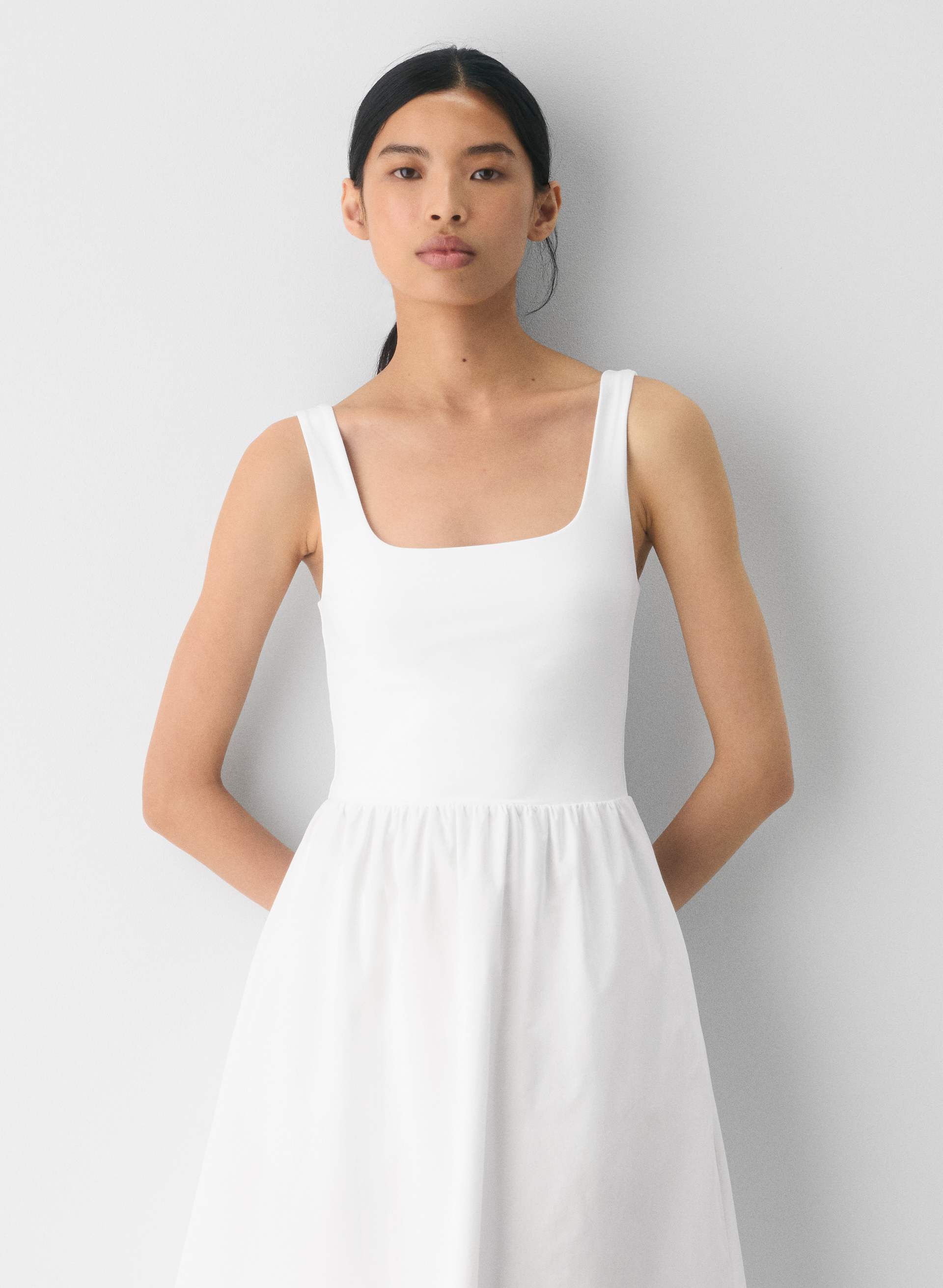 REVIVE POPLIN DRESS | Aritzia