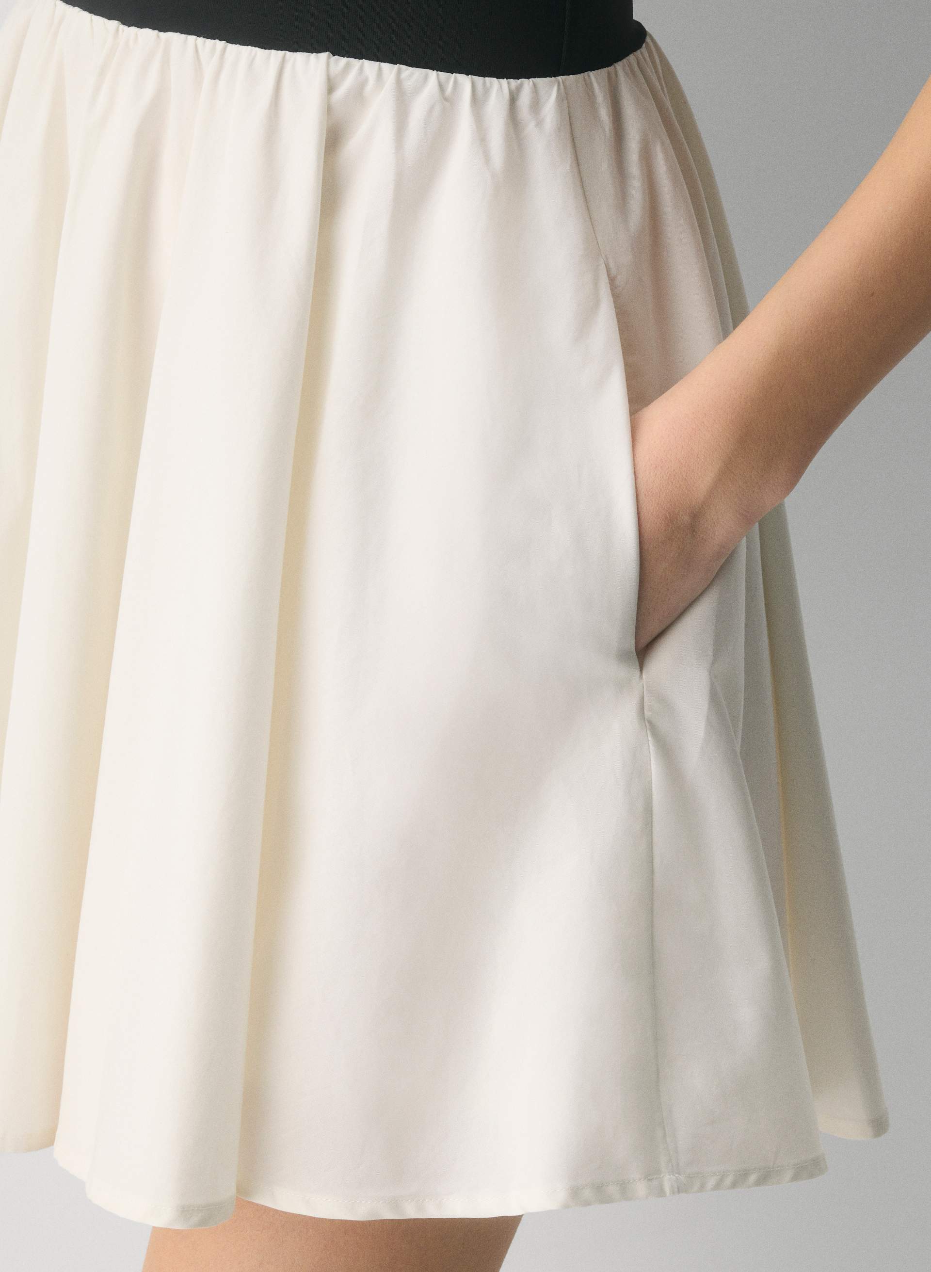 REVIVE POPLIN MINI DRESS | Aritzia