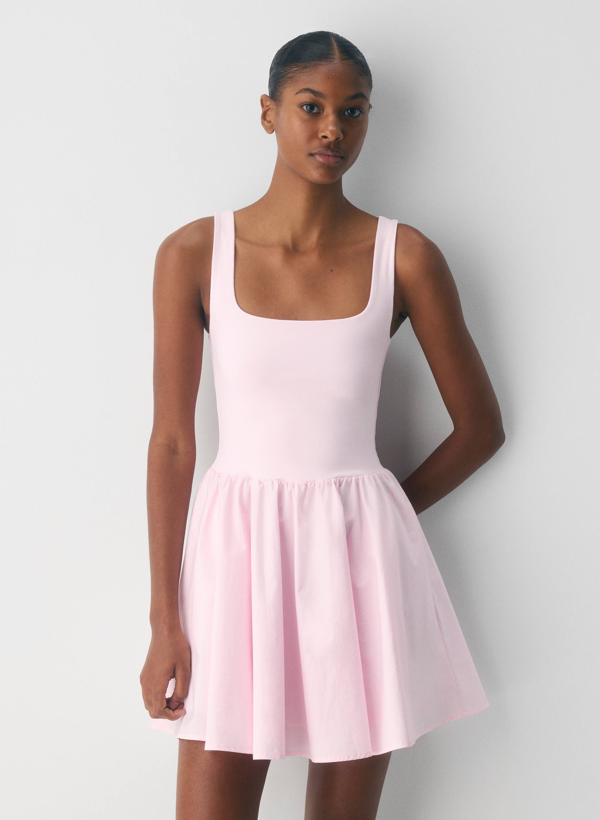 Aritzia Babaton Women's Revive Mini Dress in Villa Pink | 2XS