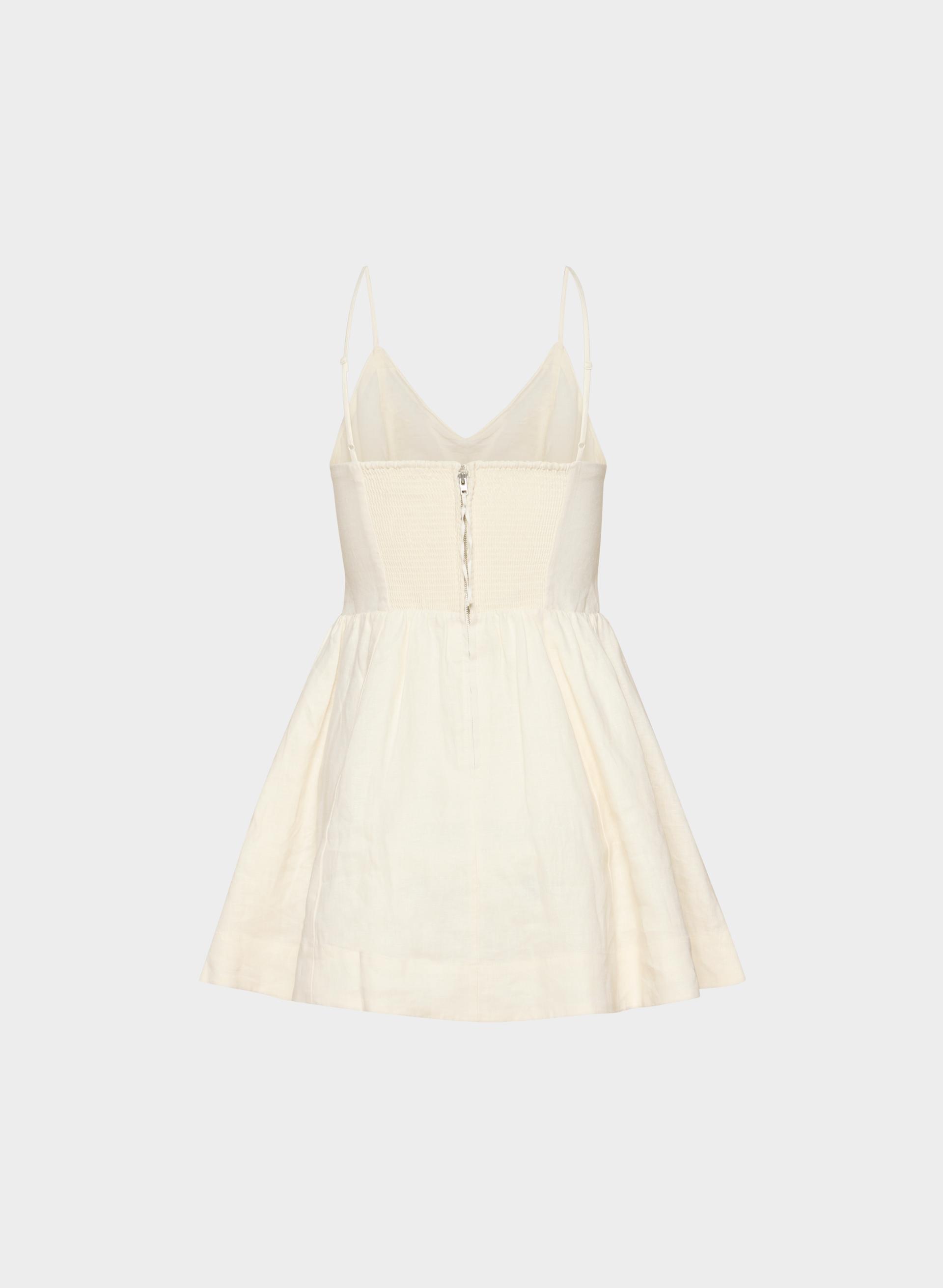 TECHNIQUE LINEN MINI DRESS | Aritzia